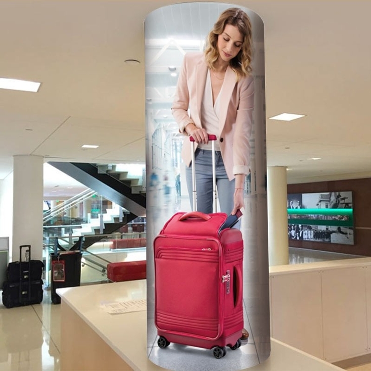 Pillar banner Wrap - 72"W x 120"H 2