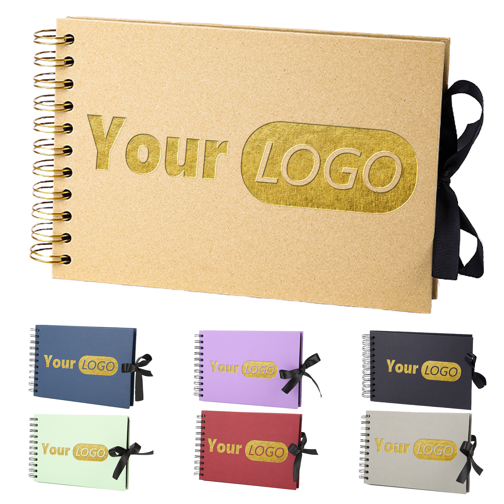 Vintage Kraft Paper Coil Photo Album 1