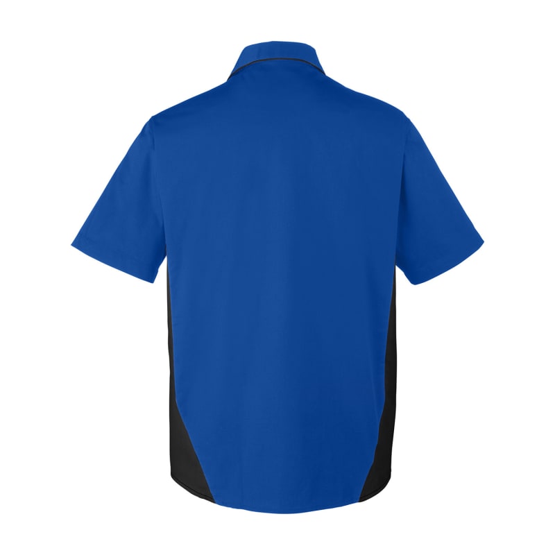Harriton Men's Tall Flash IL Colorblock Short Sleeve Shirt 18