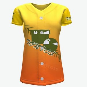 Full Button Baseball Jersey Shirt for Men and Women 3