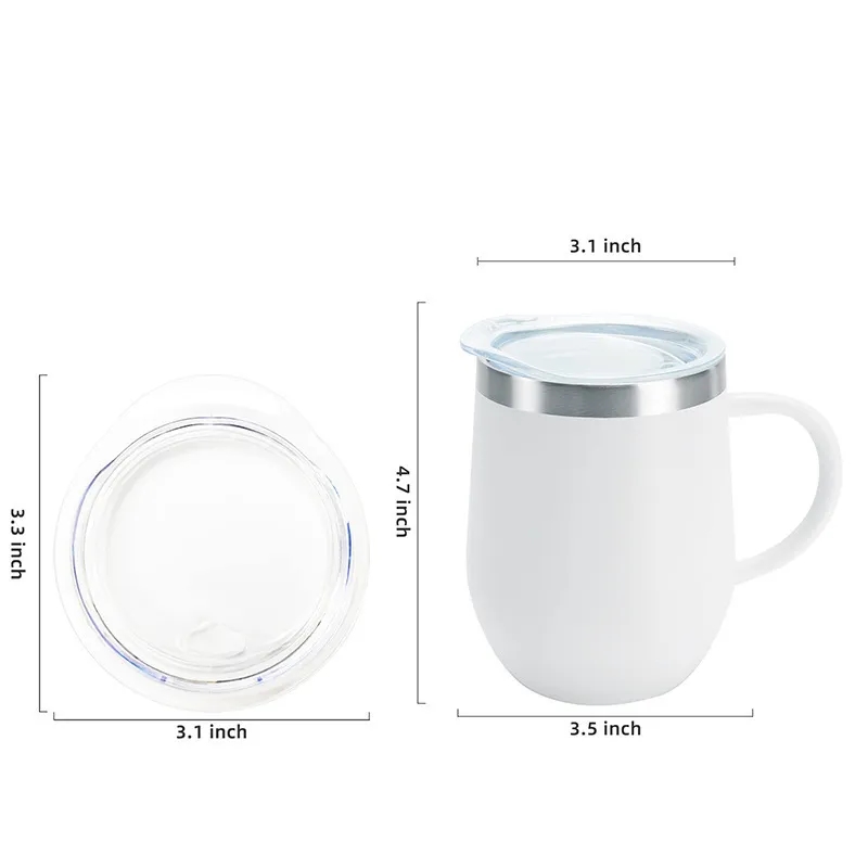 12oz Egg-shaped Thermos Cup 4