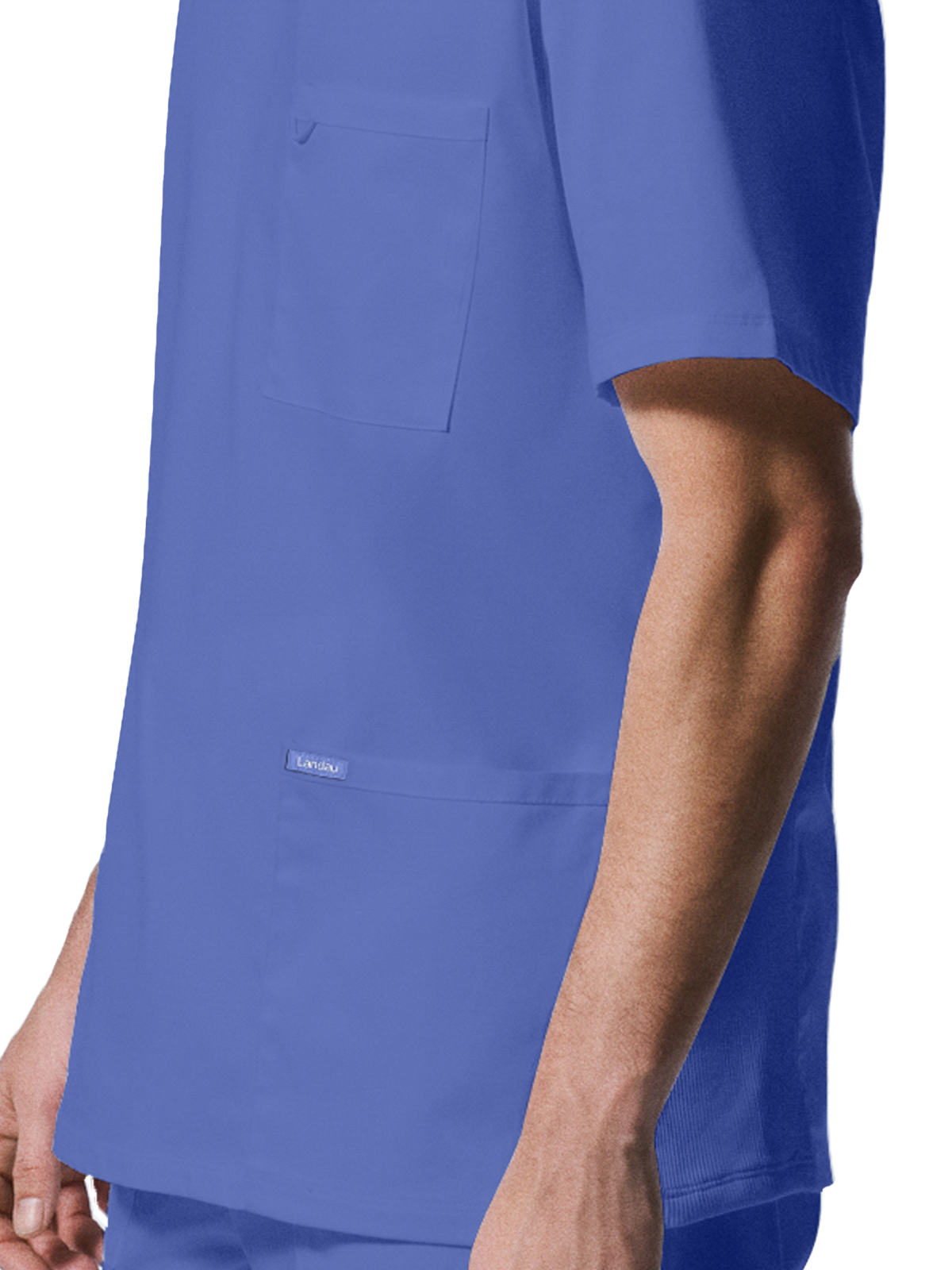 Landau - ProFlex - Men's Four-Pocket Back Yoke V-Neck Top 21