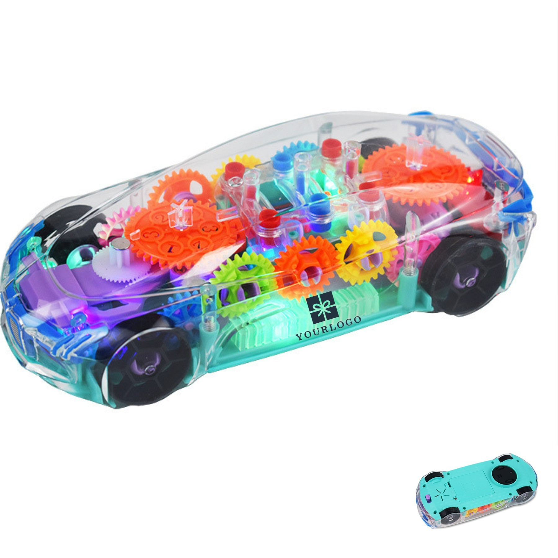 Light Up Transparent Toy Car 1