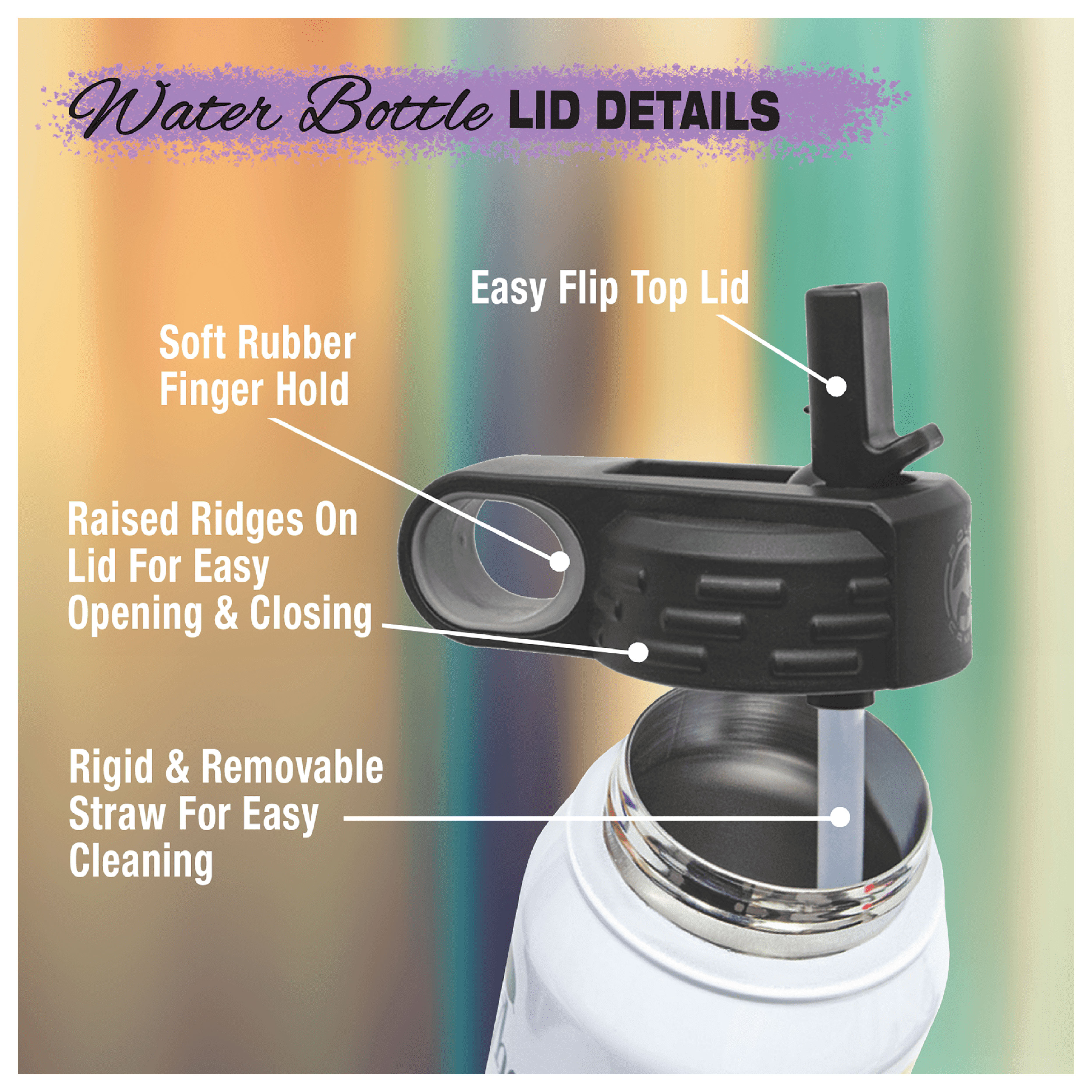 Polar Camel 32oz ION-Plated Rose Gold Water Bottle 14