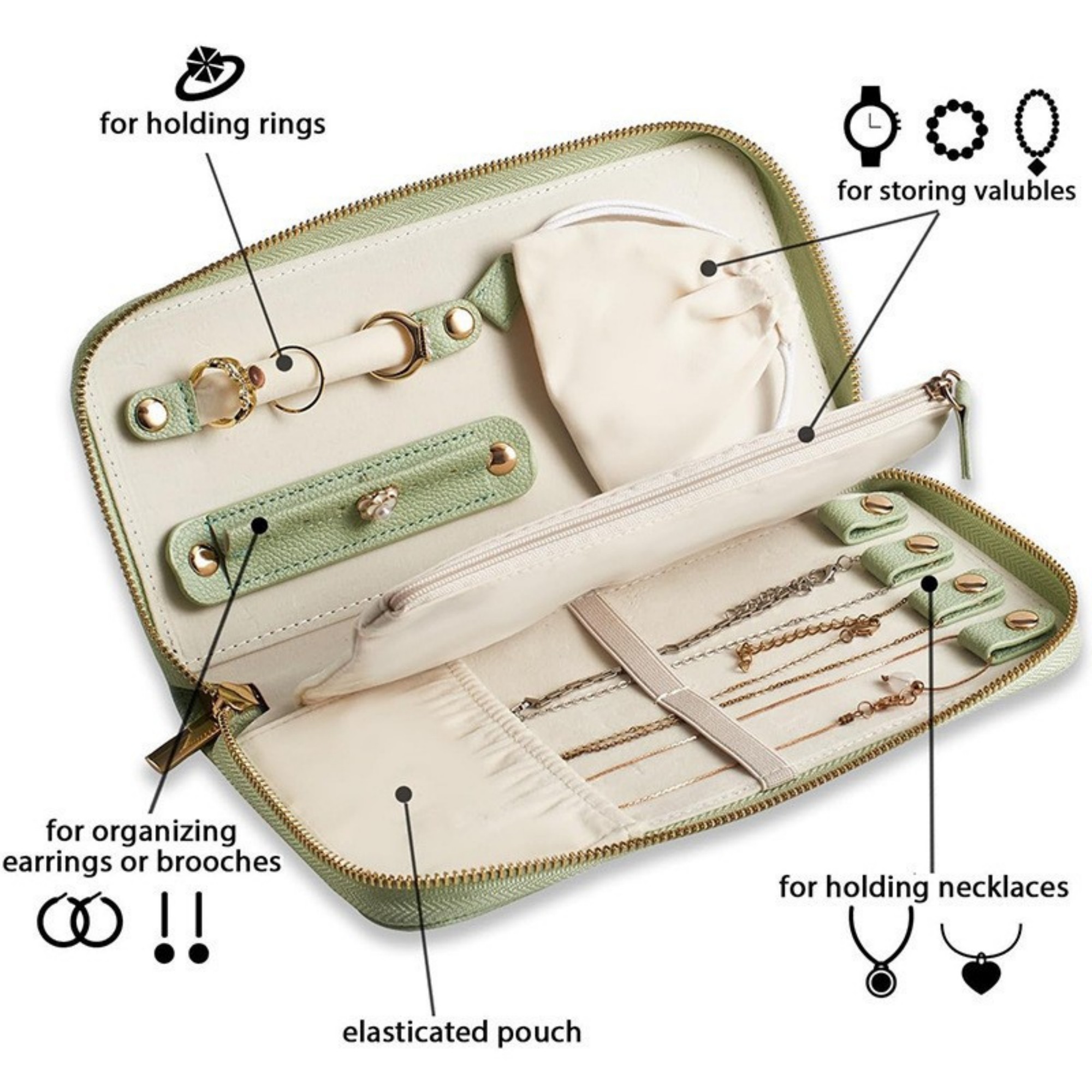 Travel Jewelry Organizer Case 2