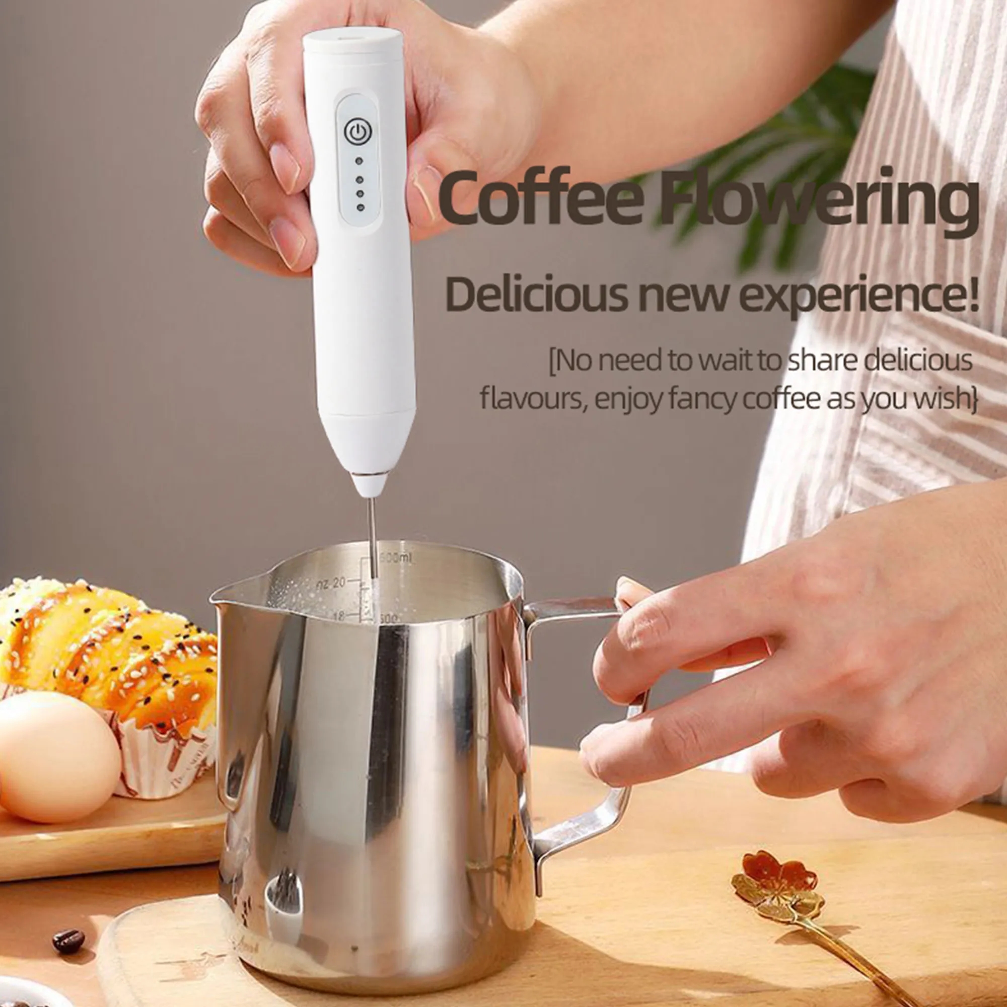 Premium Electric Handheld Milk Frother 9