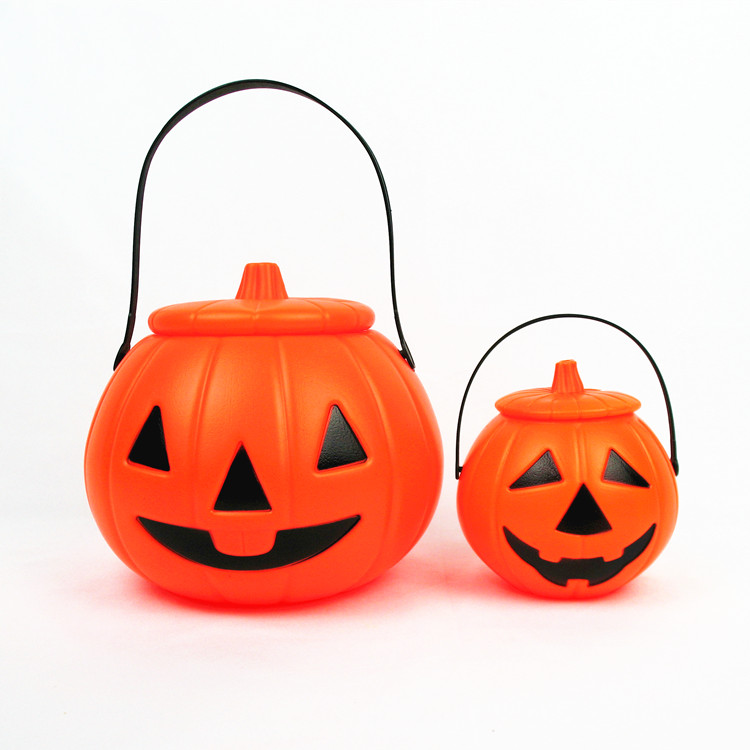 Pumpkin Light Handle Halloween Bucket