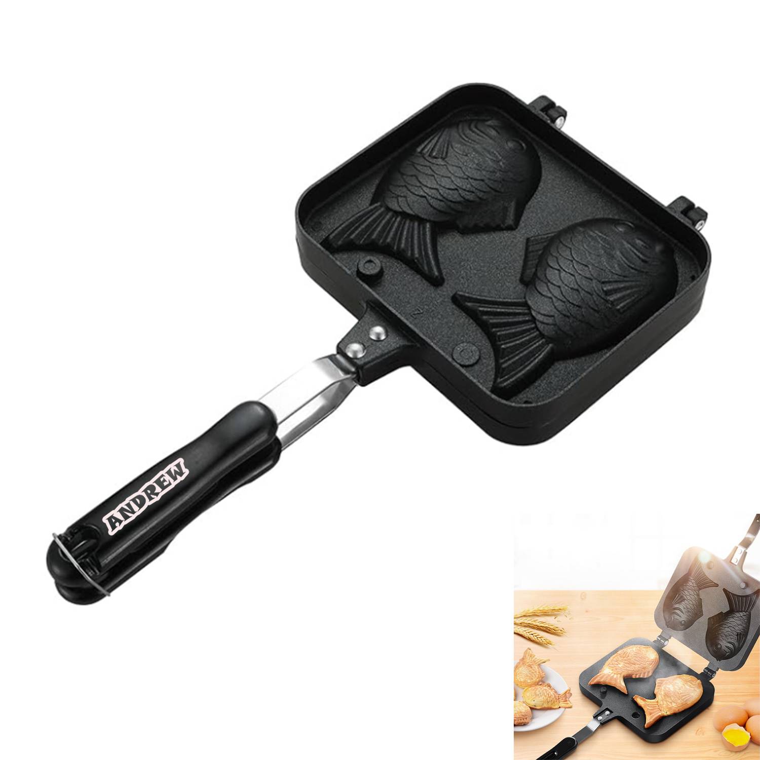 Fish Shape Waffle Baking Mold 2