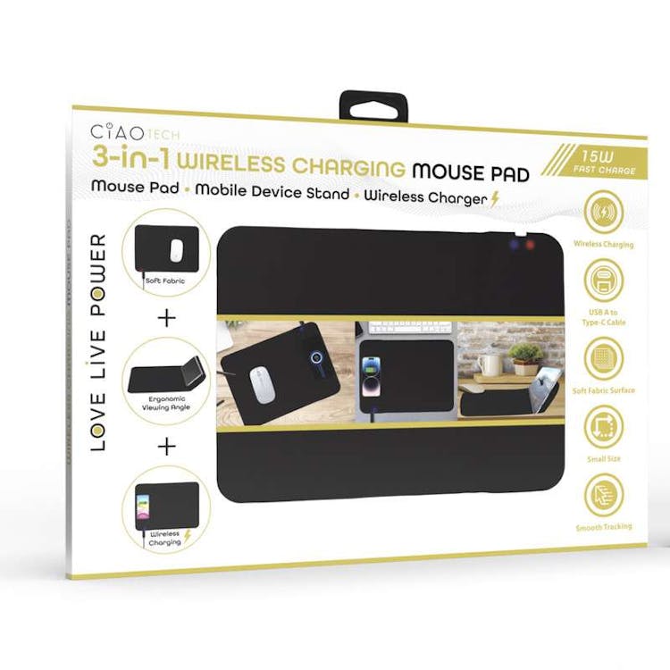 3-in-1 Wireless Charging Mouse Pads 2
