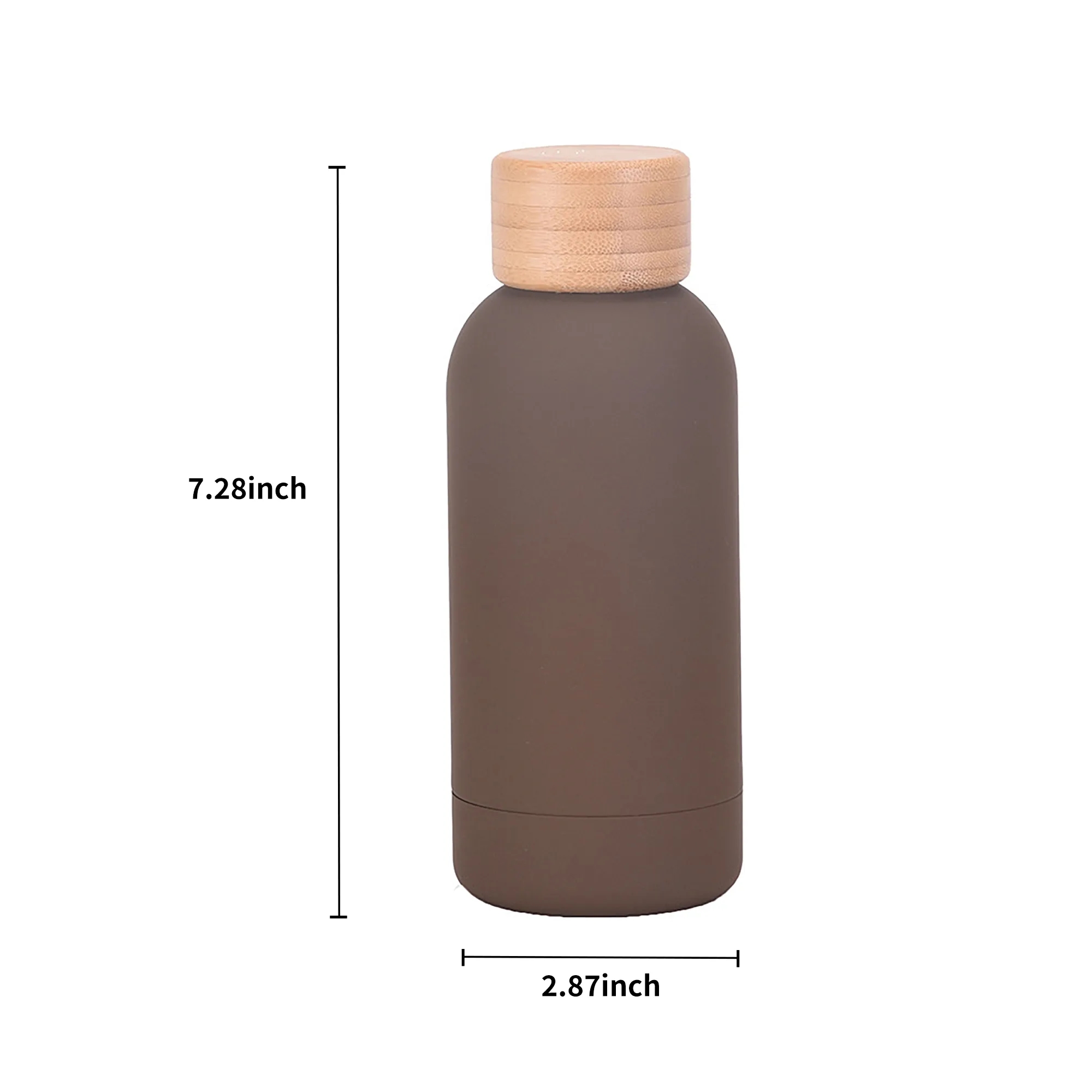 MOQ 50 12oz Stainless Steel Tumbler with Bamboo Lid 19