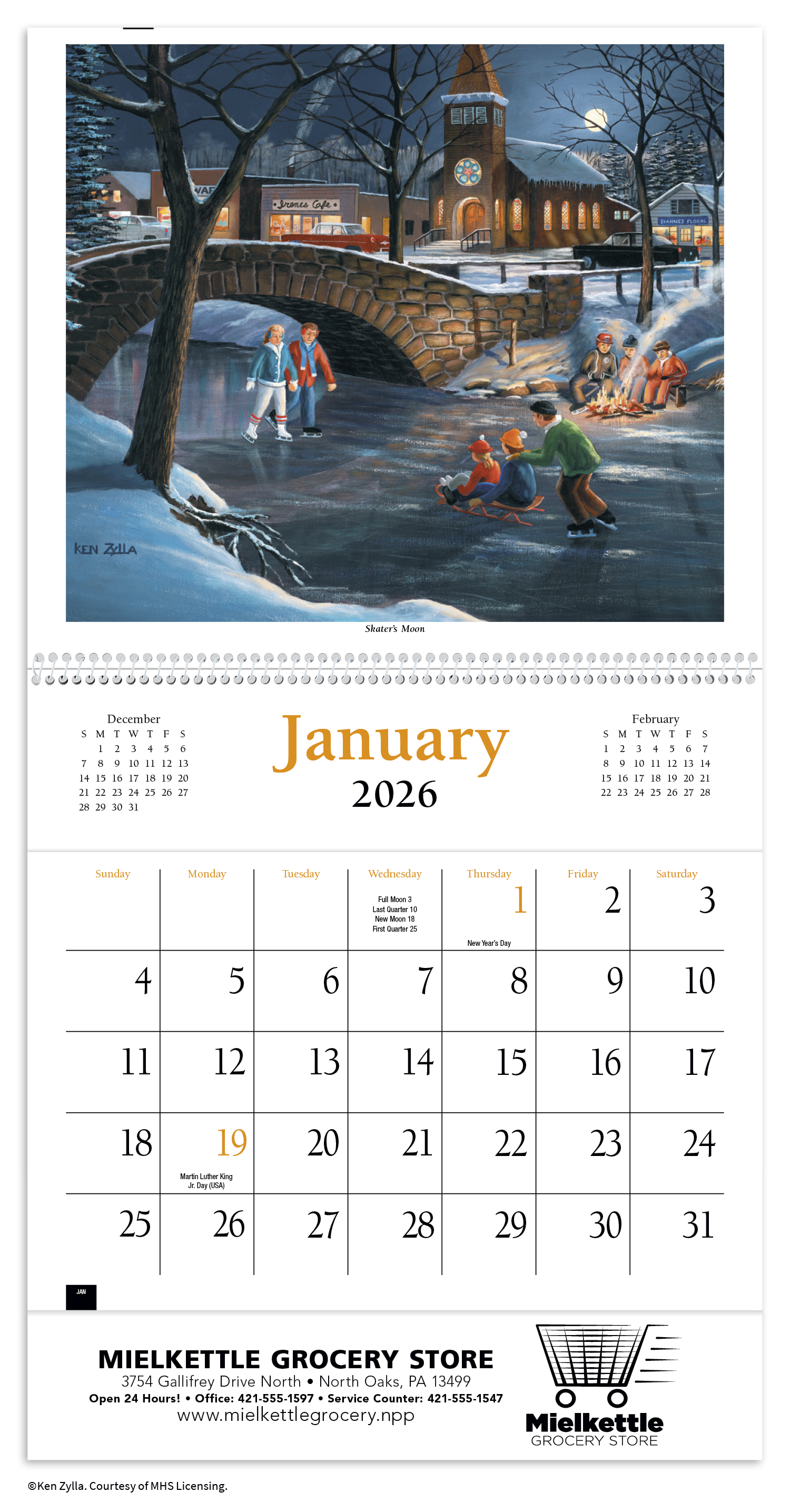 HotLine® Products America Remembered Pocket Calendar 21