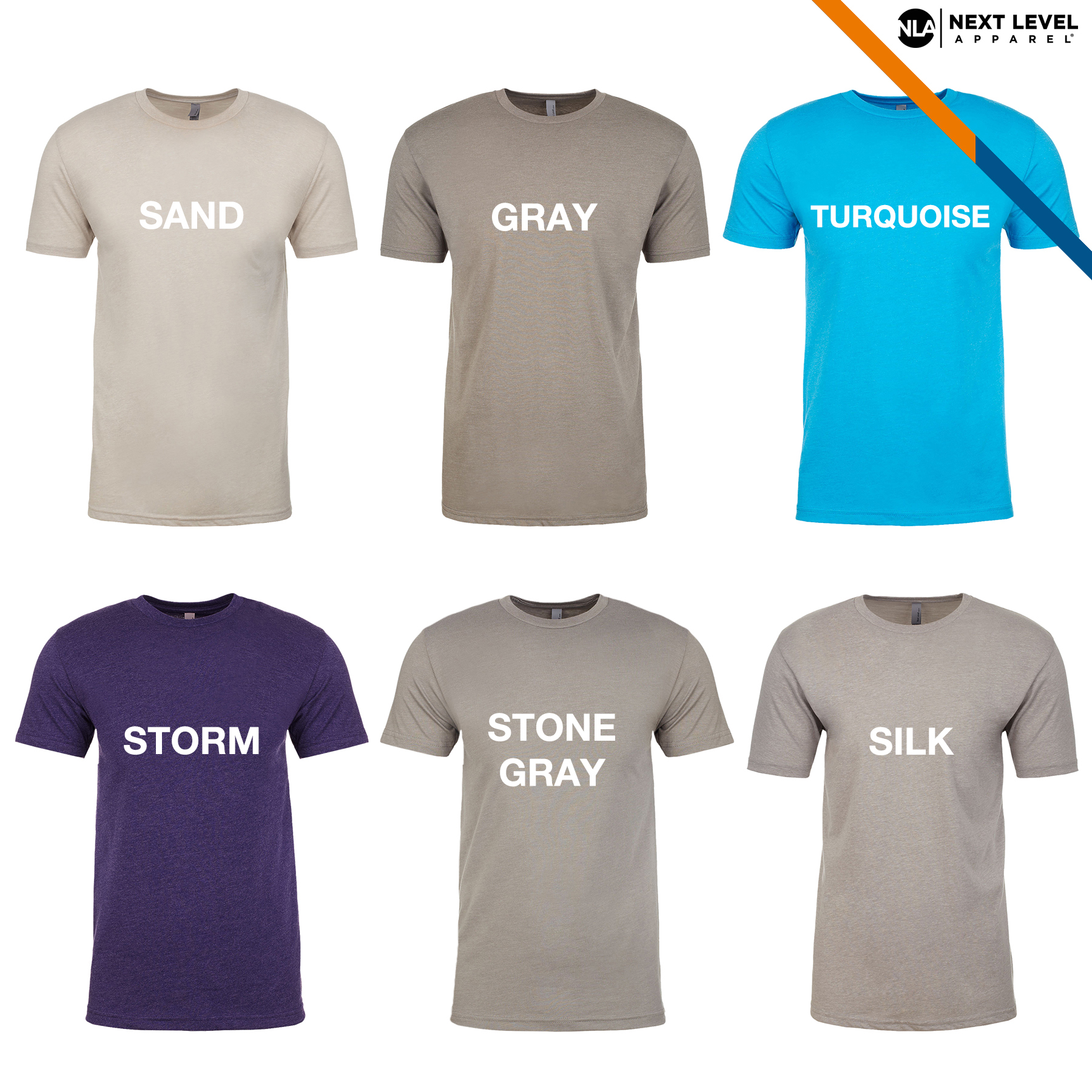 Next Level® 4.3 oz Men's CVC Crew T-Shirts 9