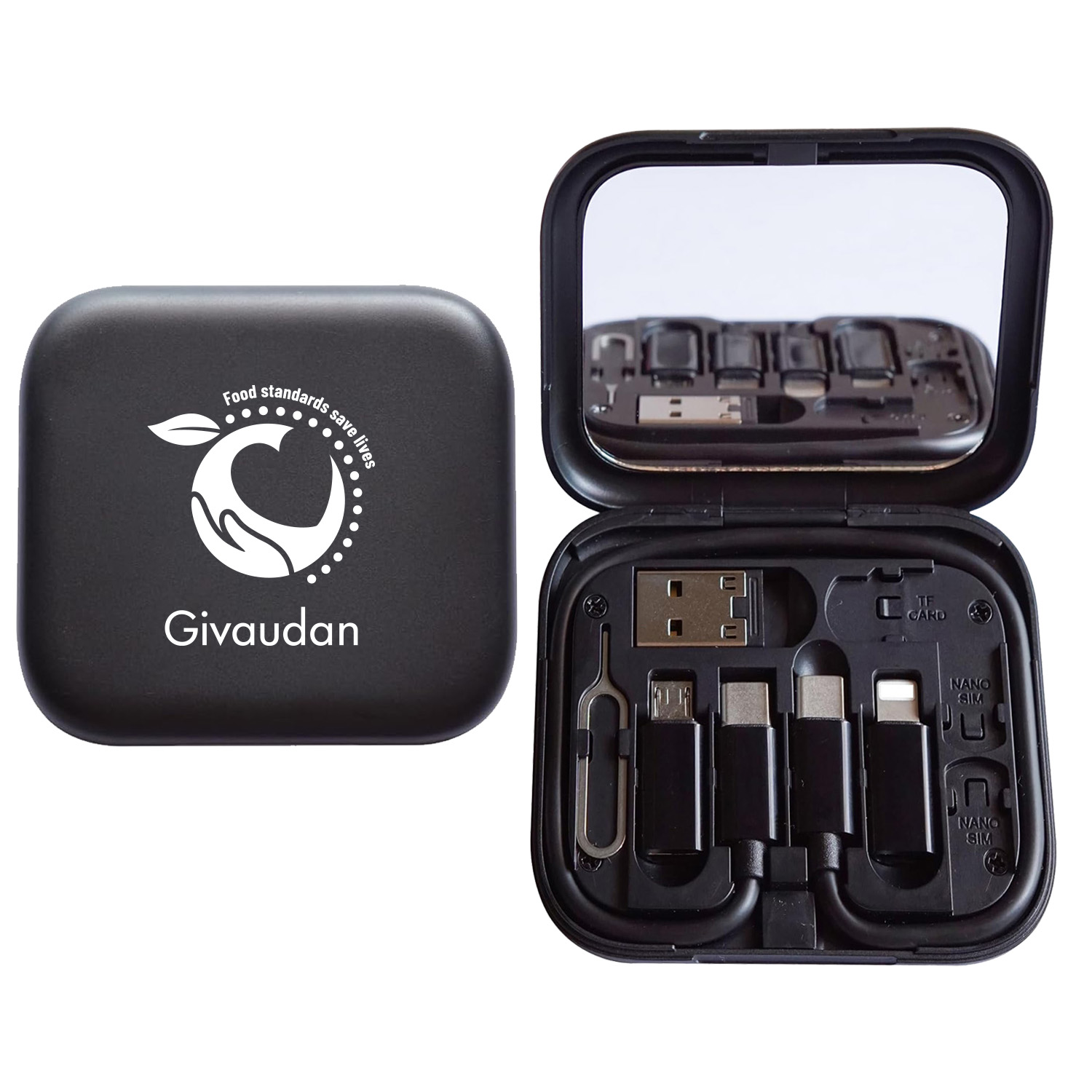 USB C-to-C Charging Cable Adapter Kit with Mirror 3
