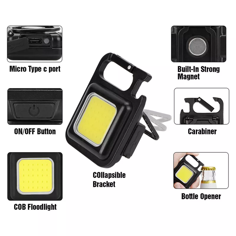 Mini COB Keychain Light 1