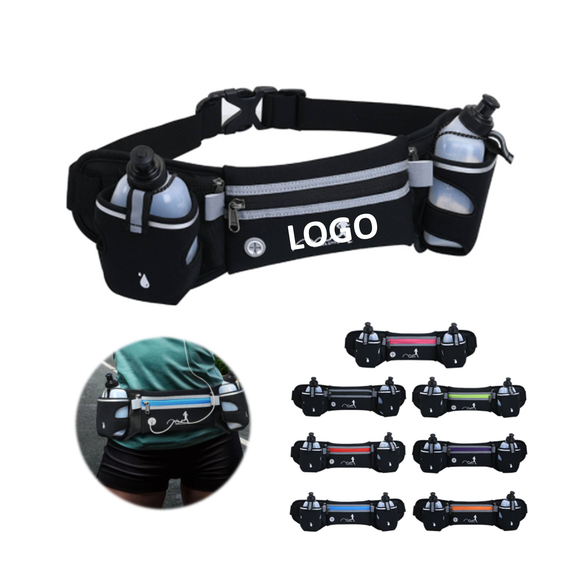 Running Sports Water Bottle Waist Bag 3