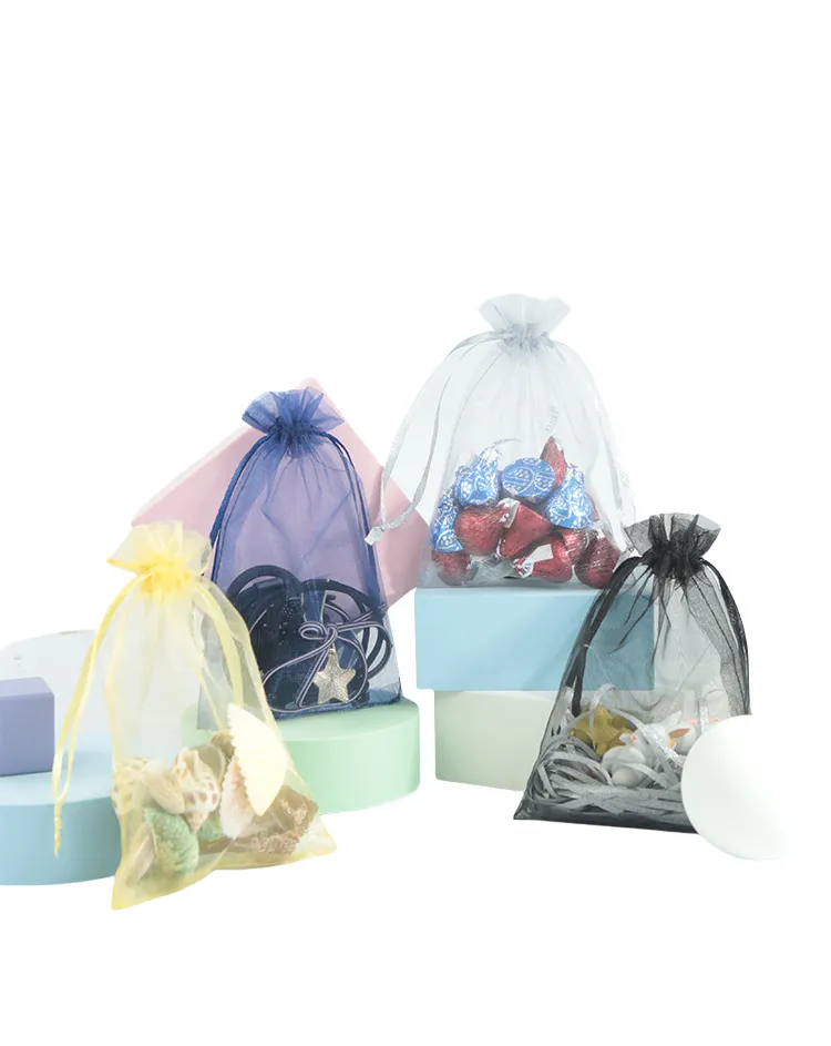 Drawstring Organza Jewelry/Candy/Mesh Gift Bags 5