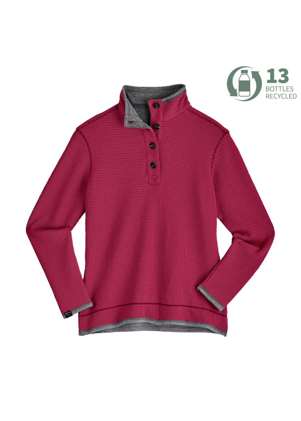Storm Creek Women's Maverick Waffle Knit Button Up 49