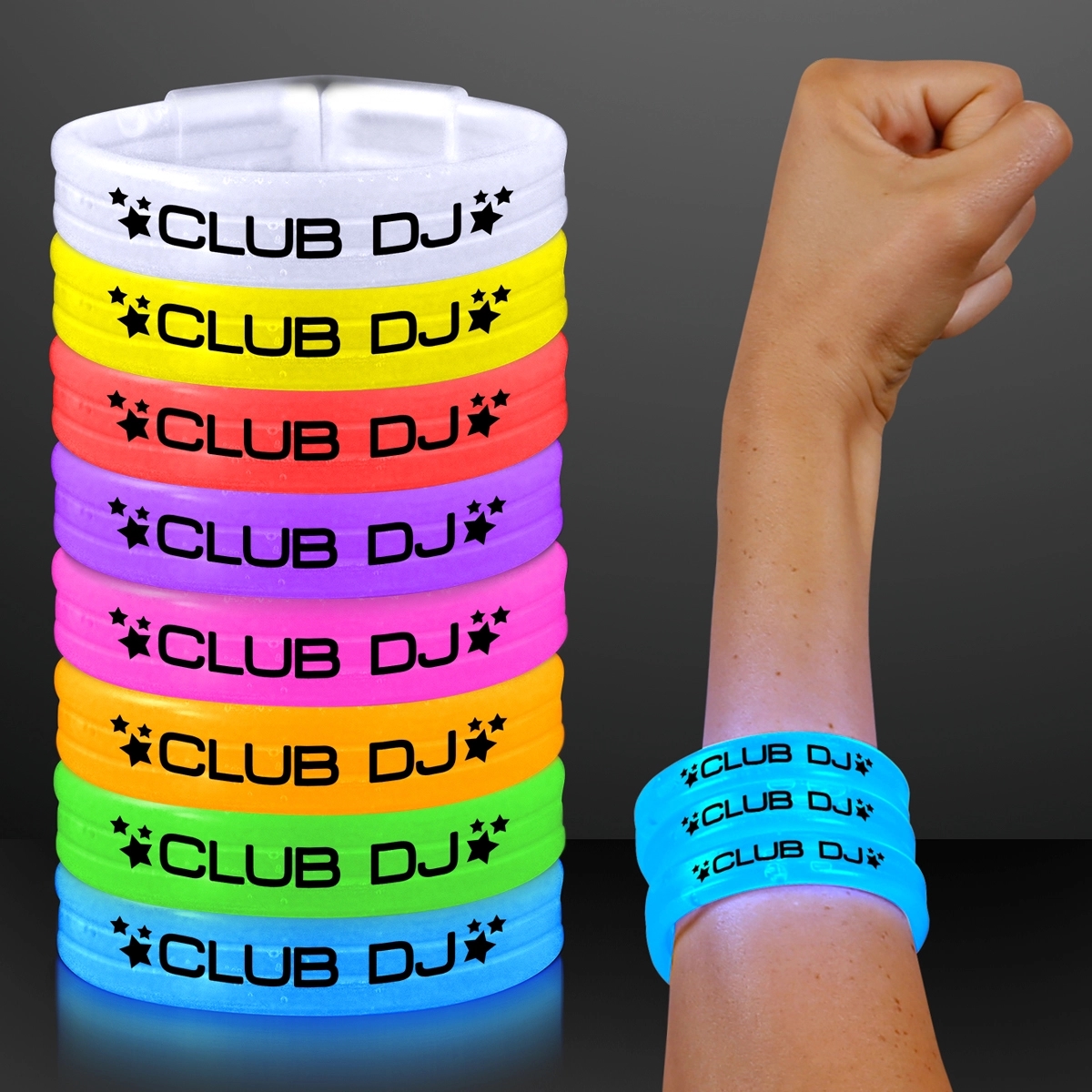 Thick Glow Bracelet Bangles 5