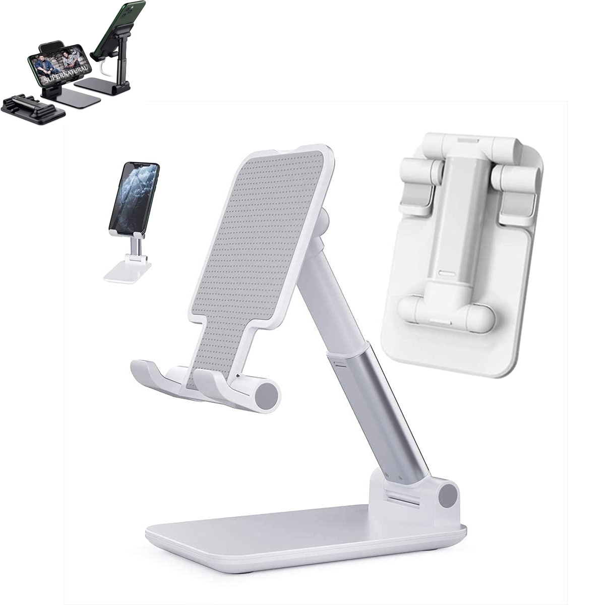 Foldable Phone Holder Tablet Stand For Desk 2