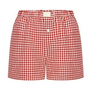 Womens Y2K Lounge Shorts Gingham Boxer Shorts 5