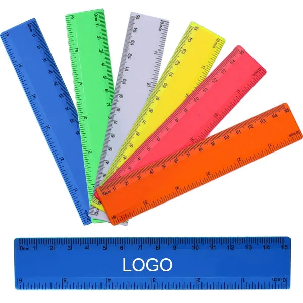 Promotional 6" Plastic Ruler 1