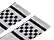 USA-Made Checkered Crew Socks - SC300 2