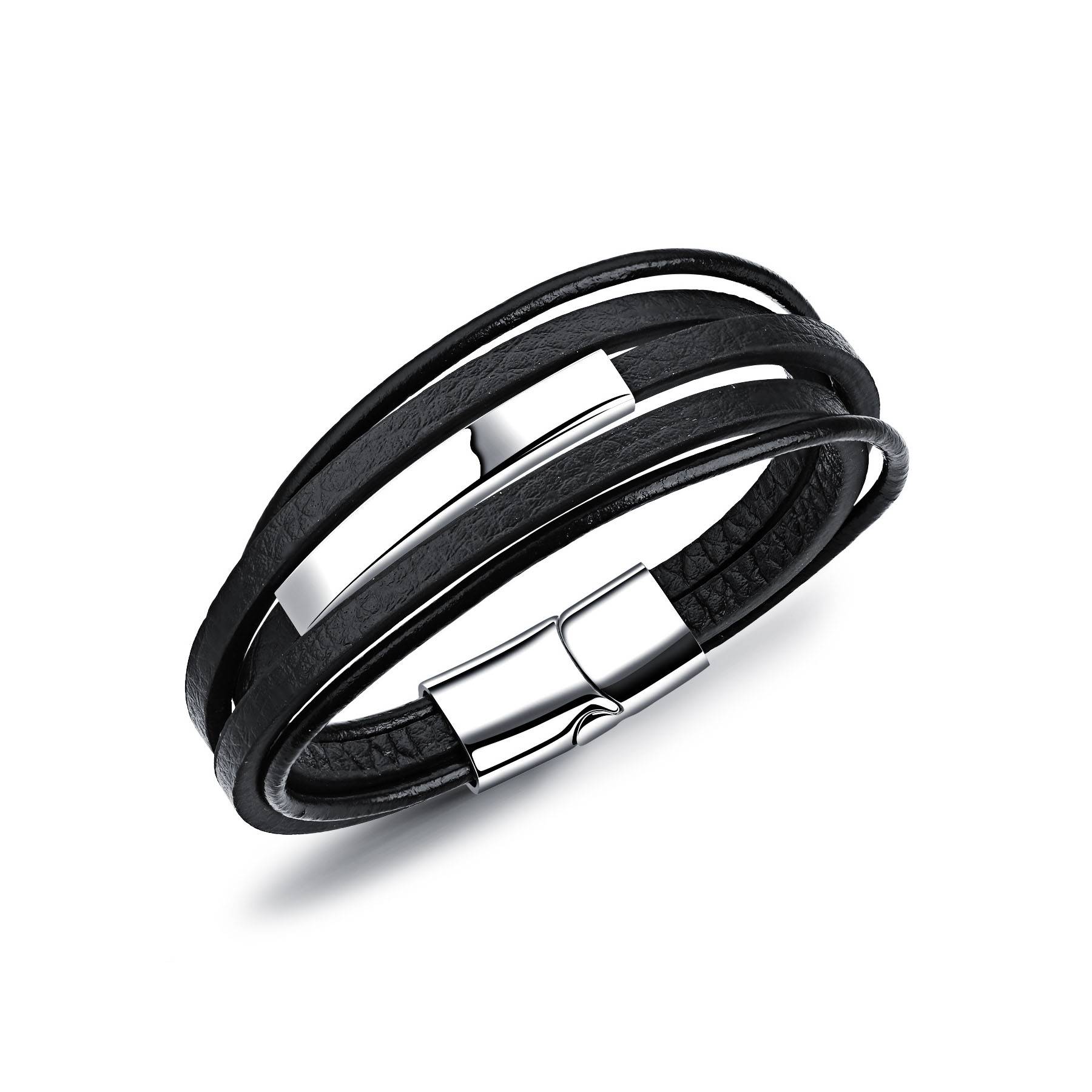 PU multi-layer fashion creative bracelet 3
