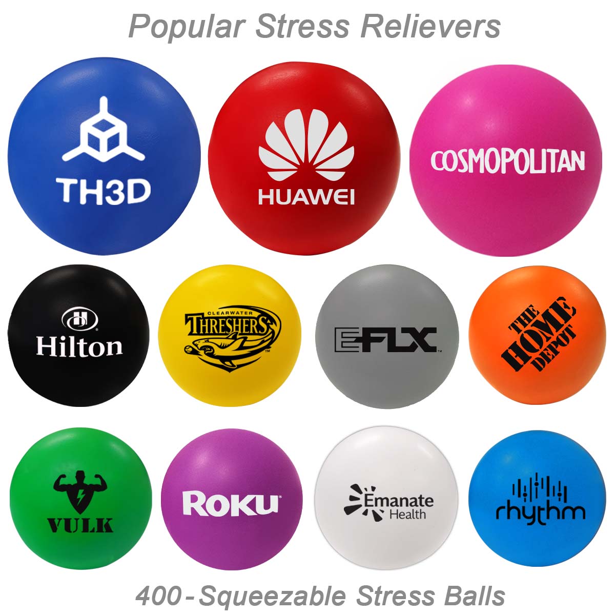 Popular Therapeutic Squeezable Stress Ball Stress Reliever 4