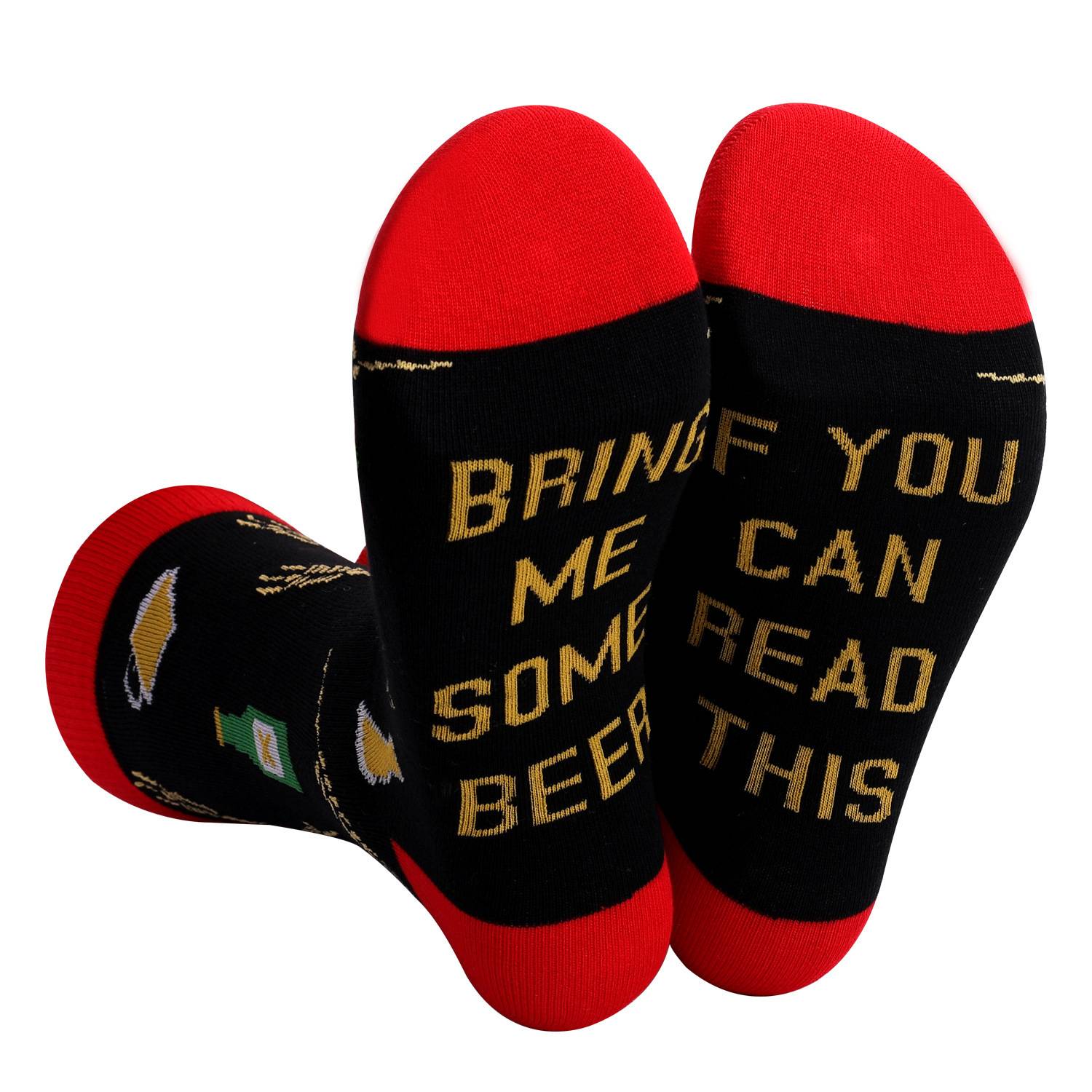 Alphabet Mid-Calf Cotton Socks 13