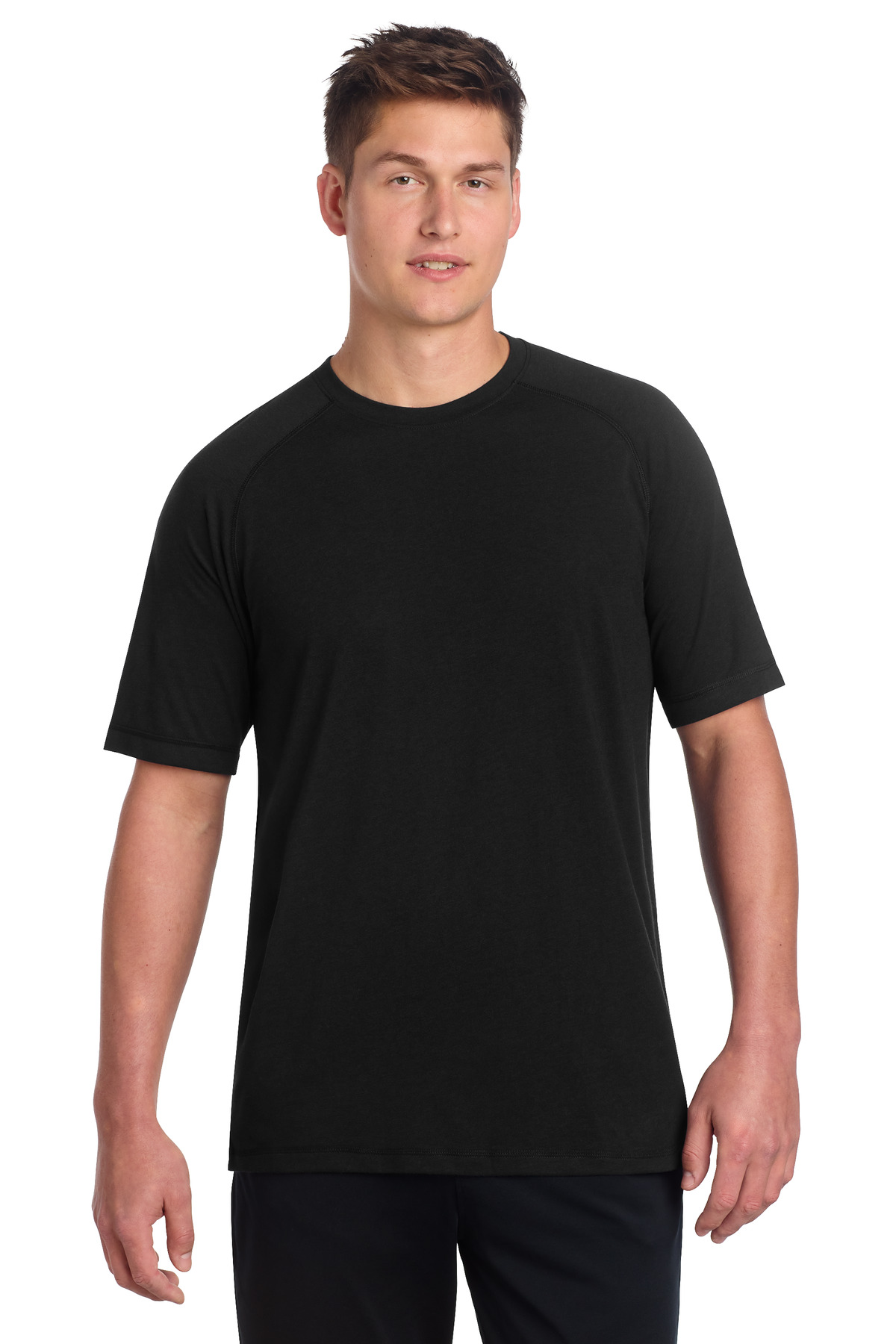 Sport-Tek PosiCharge Tri-Blend Wicking Raglan Tee. ST400 124