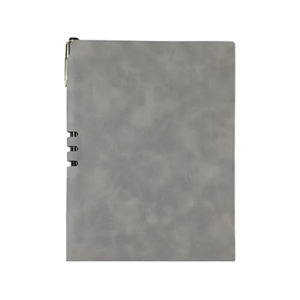 A5 Faux Leather Notebook and Metal Pen Set 2