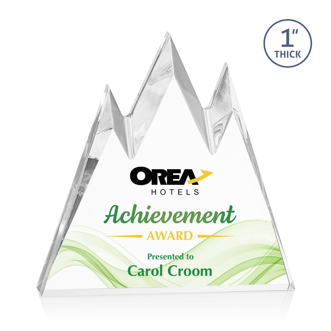 Banff Peak VividPrint™ Award - Clear 3