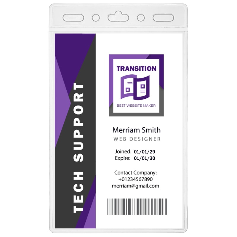 Plastic Badge Holders 5