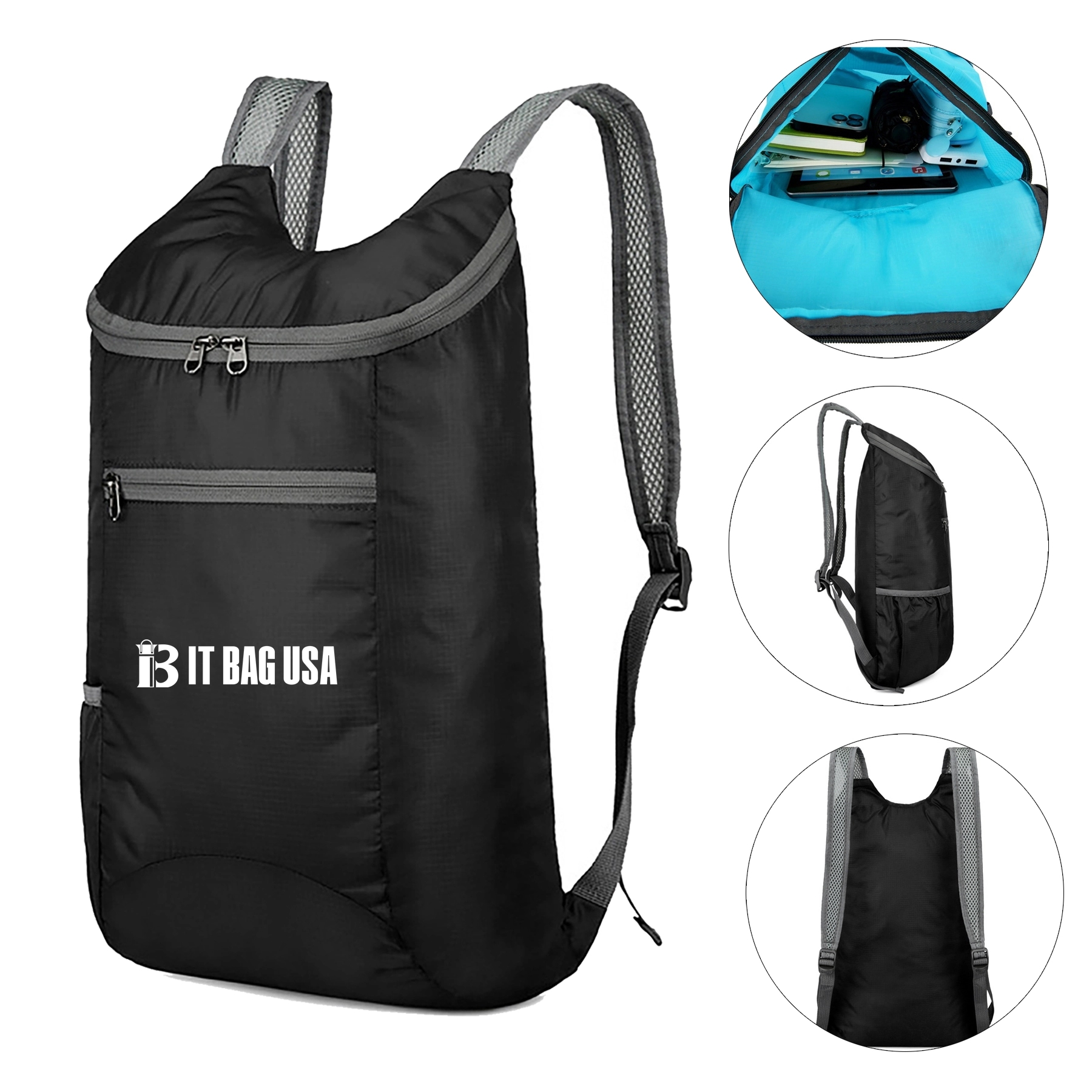 Ultralight Packable Travel Foldable Collapsible Backpack 8