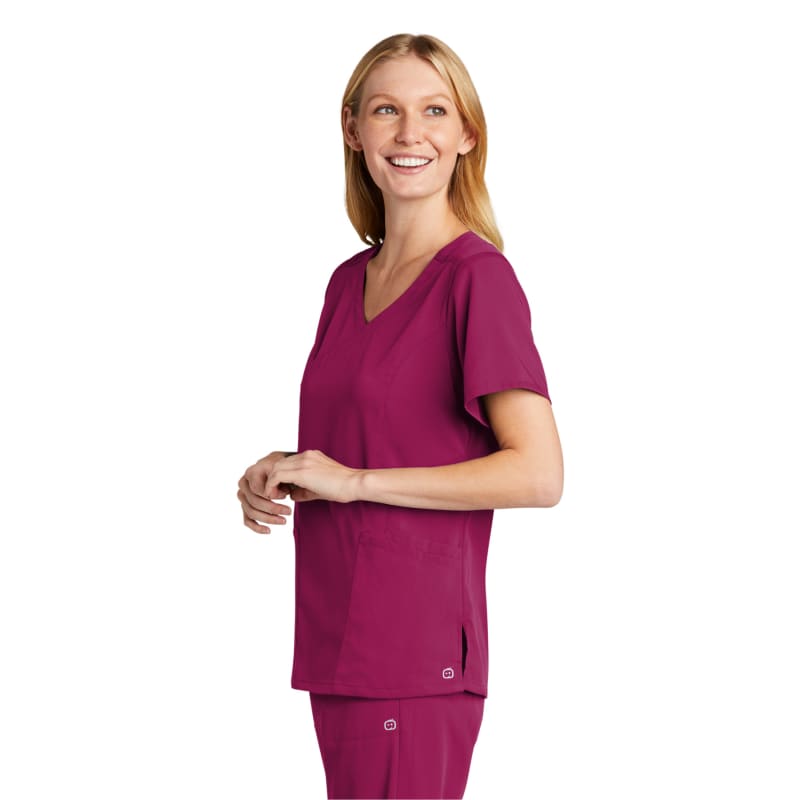 WonderWink Women's Premiere Flex Mock Wrap Top 7