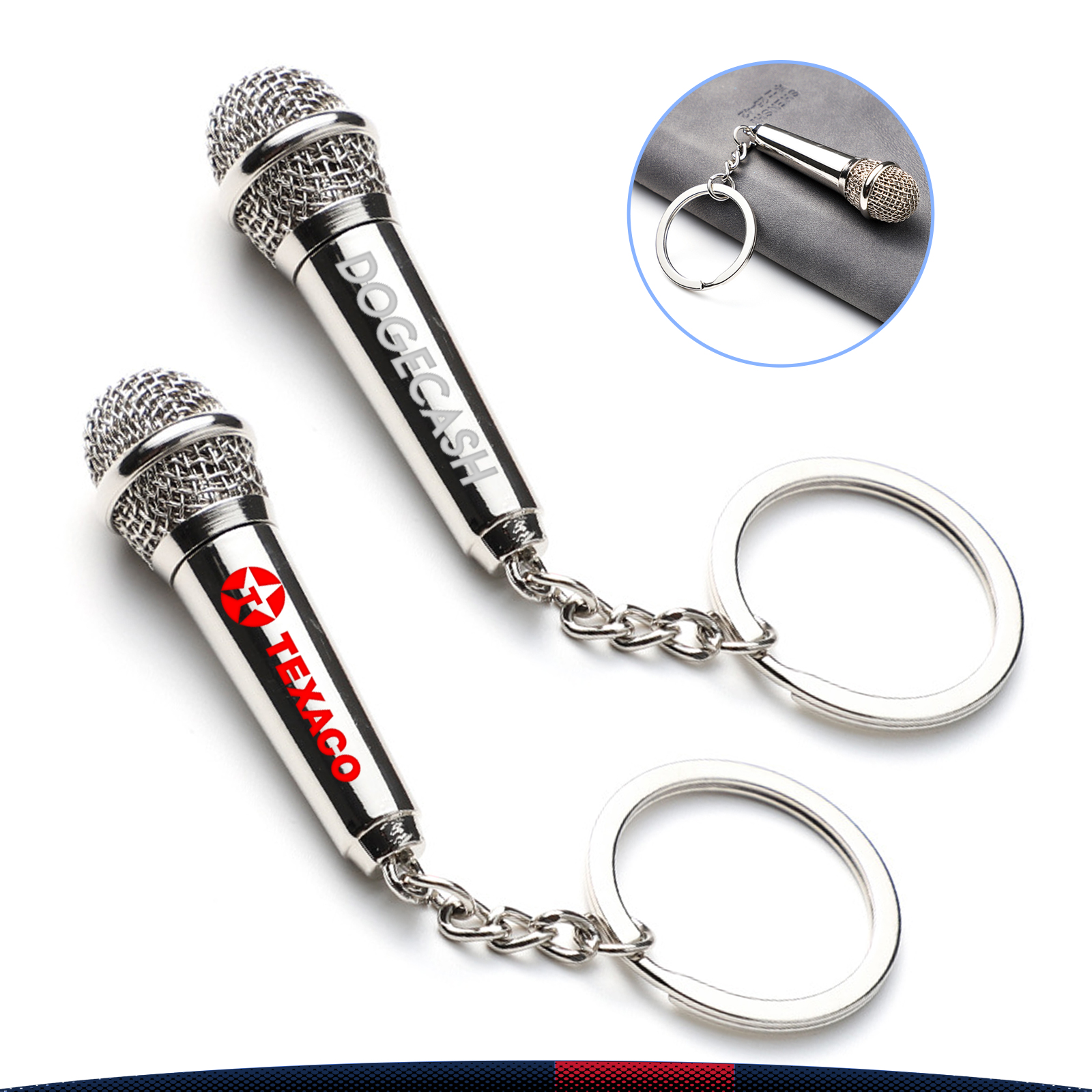 Music Microphone Keychain 2