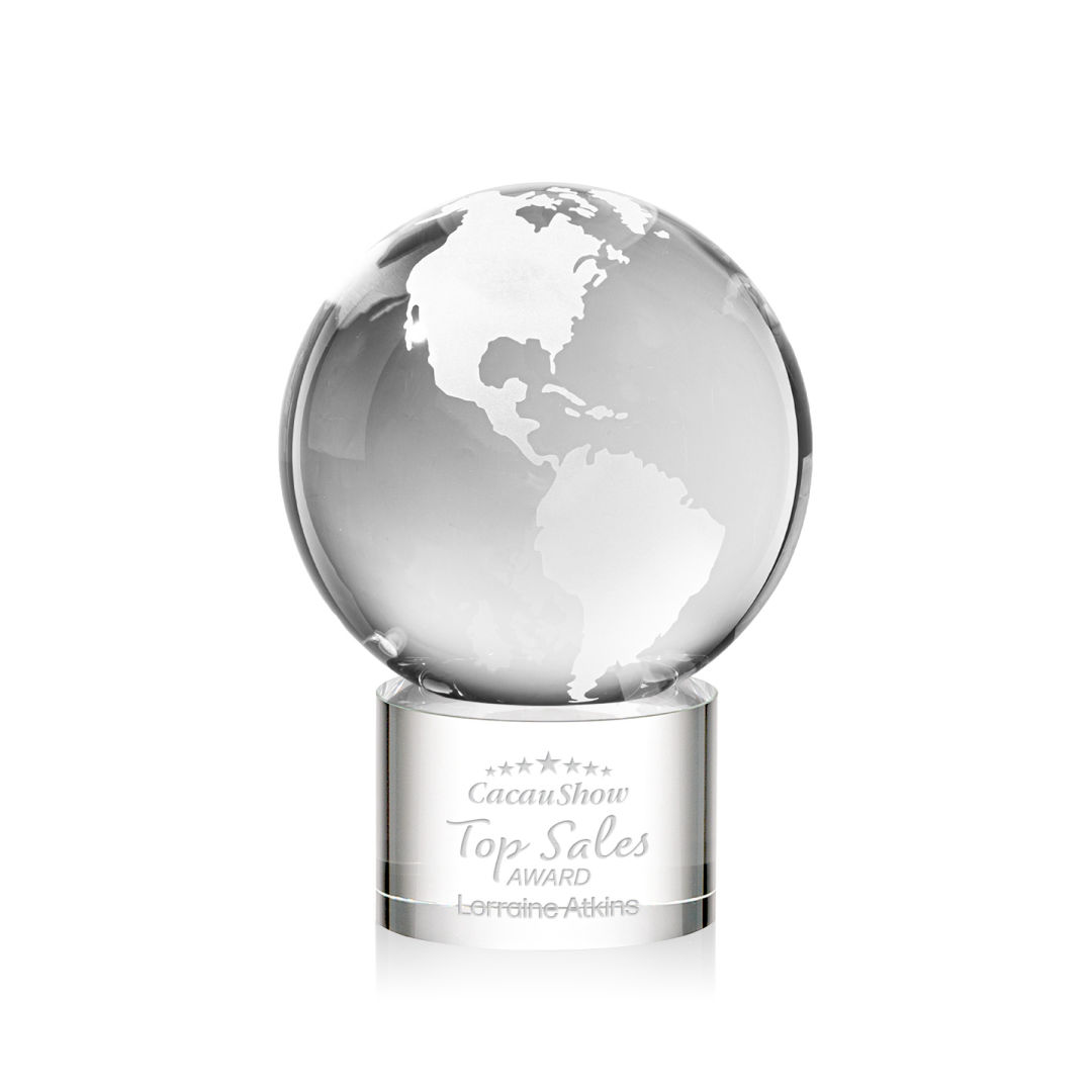 Globe Award on Marvel Base - Clear 8