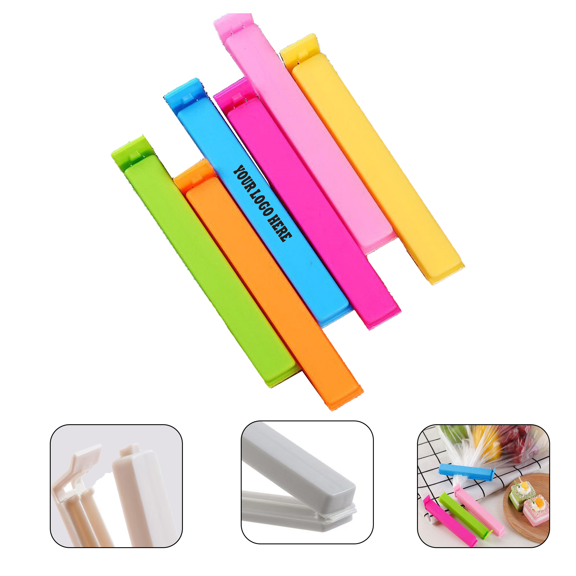 Re-sealable Food Clips For Safe Storage 3