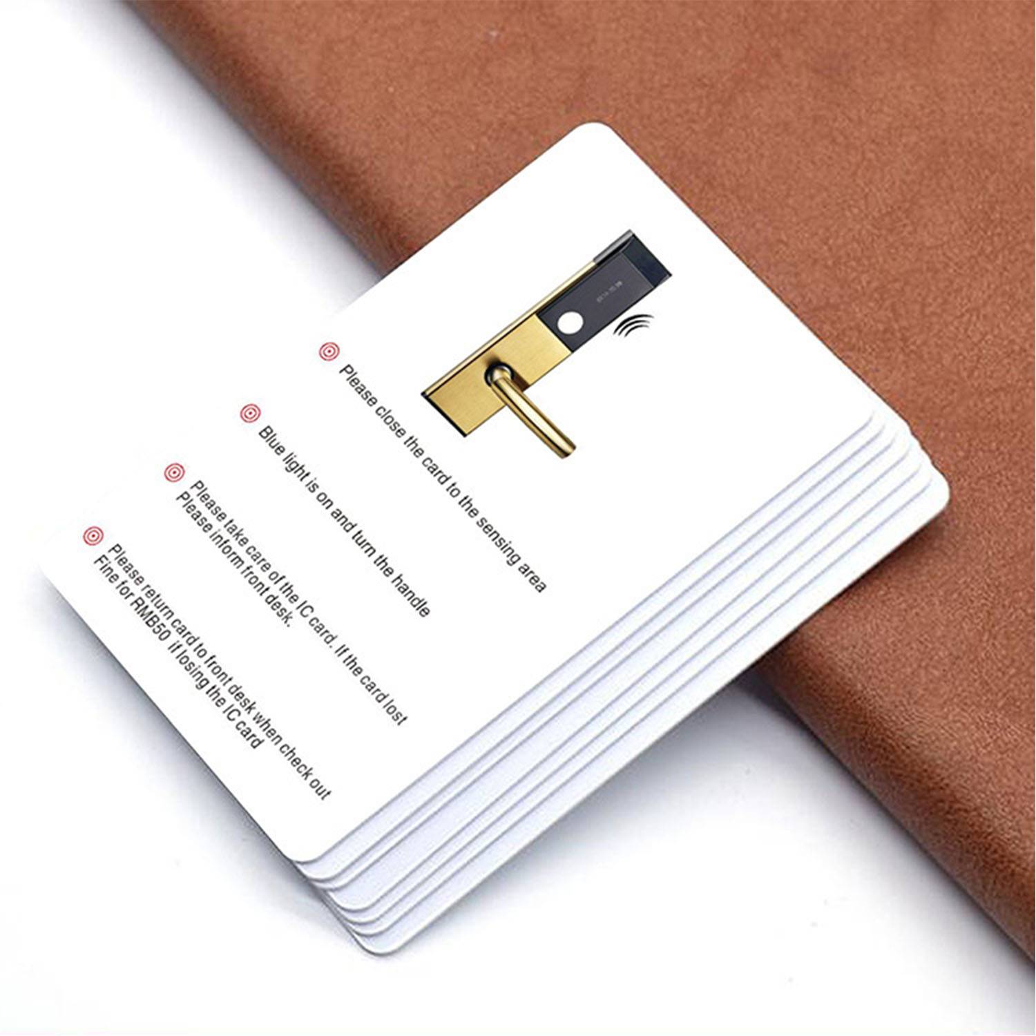 Customized anti copy encryption IC room card 5