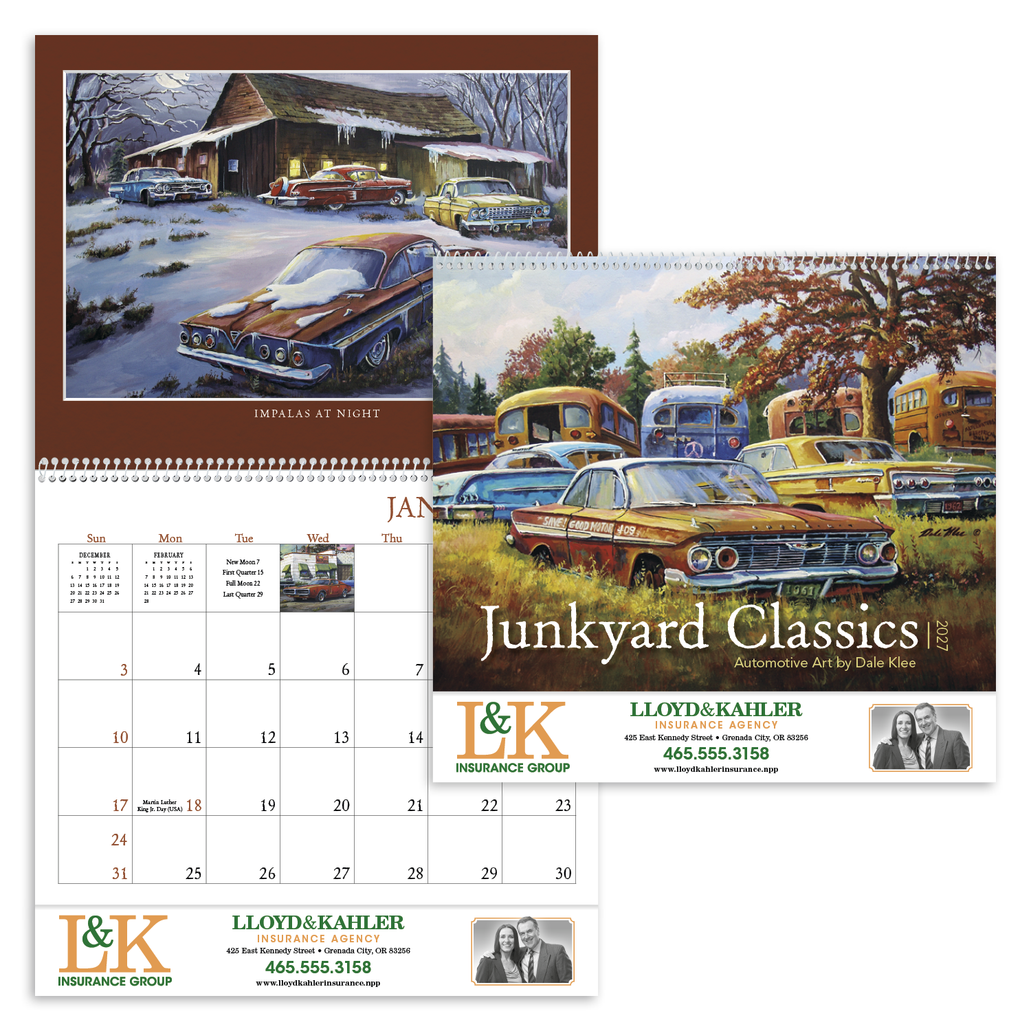 Triumph® Calendars Junkyard Classics by Dale Klee Calendar 52