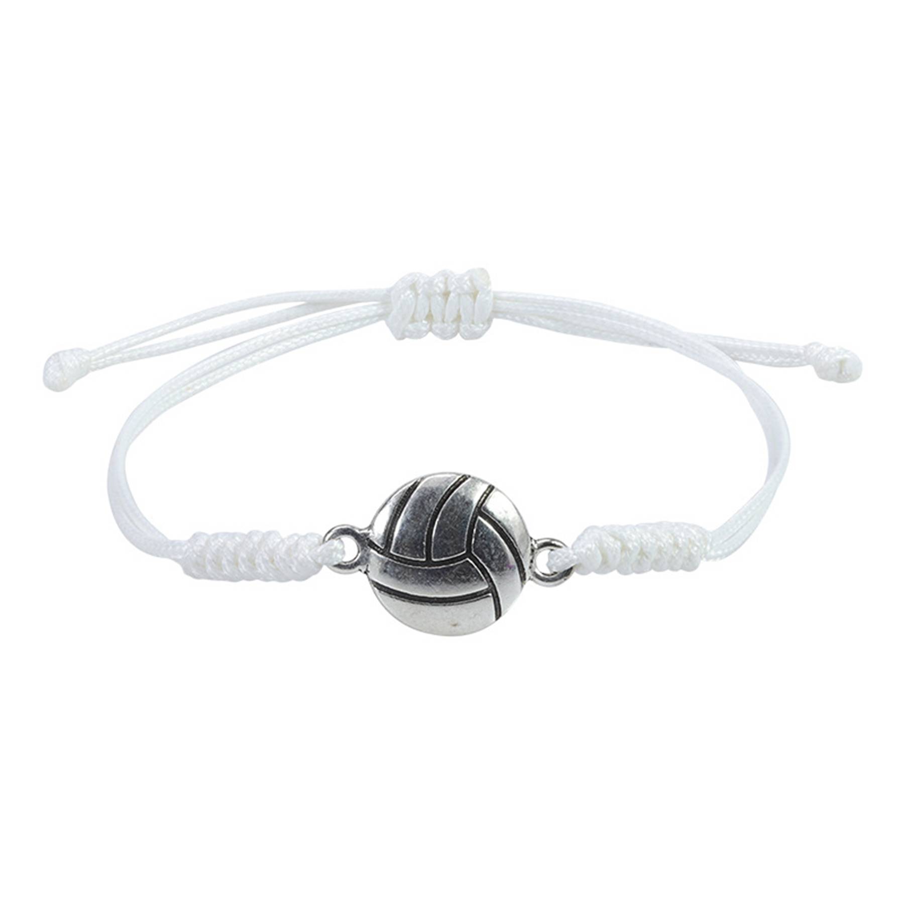 Nickel Braided soccer alloy bracelet 7
