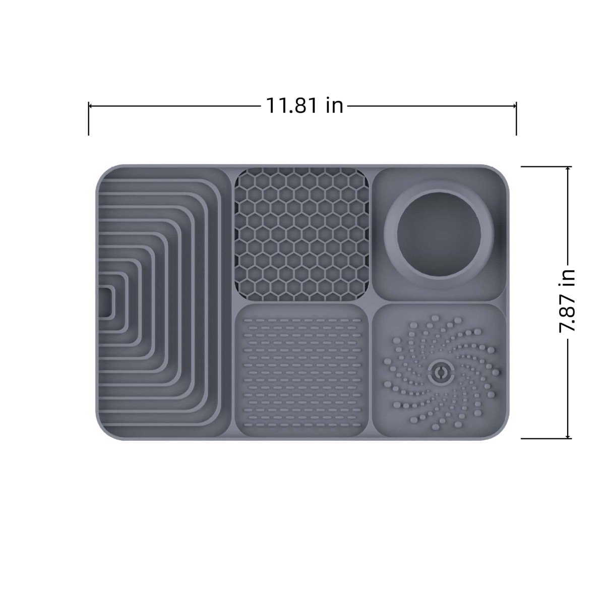 Multi-functional Non-slip Silicone Pet Feeding Mat 1