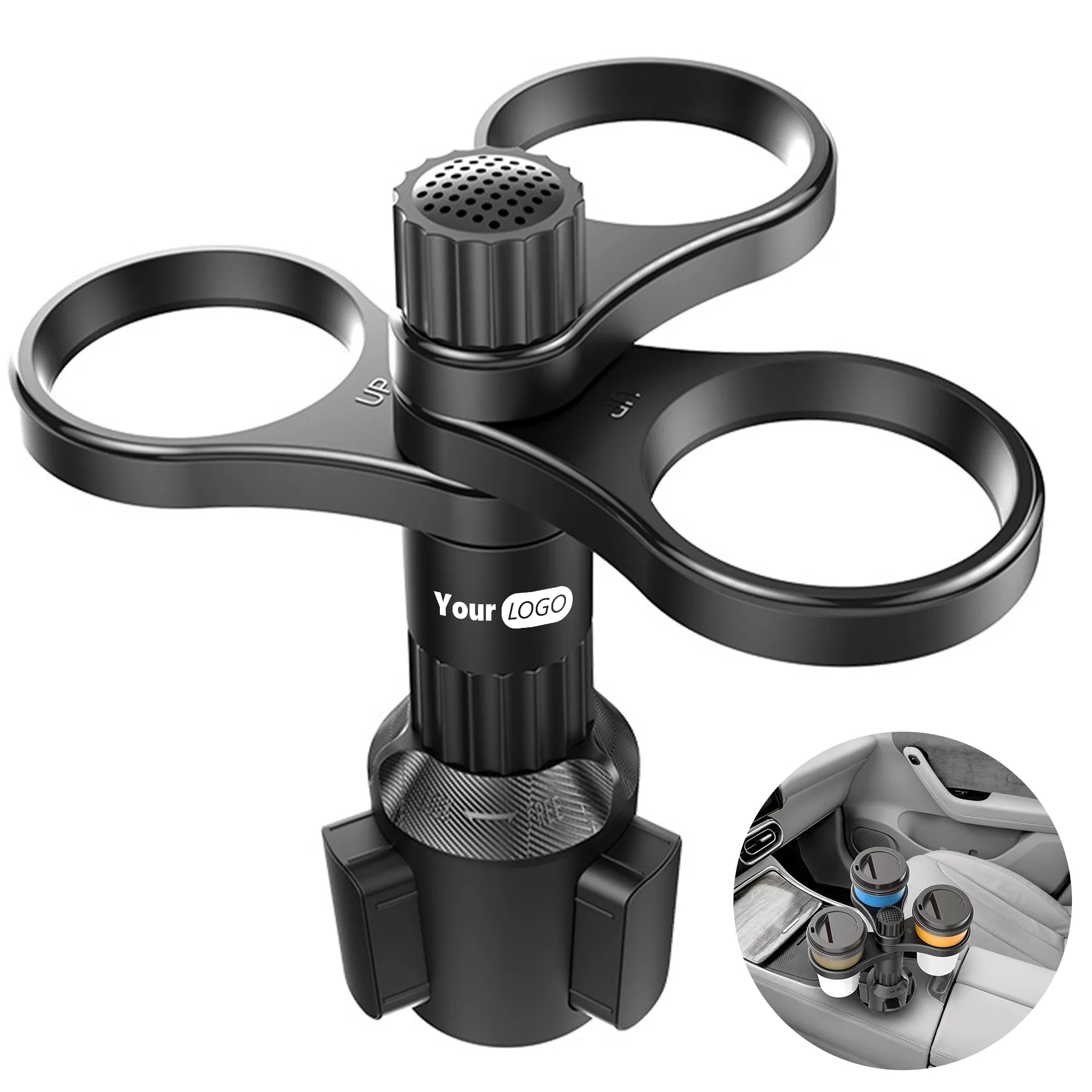 Abs Multi Functional Car Cup Holder 2