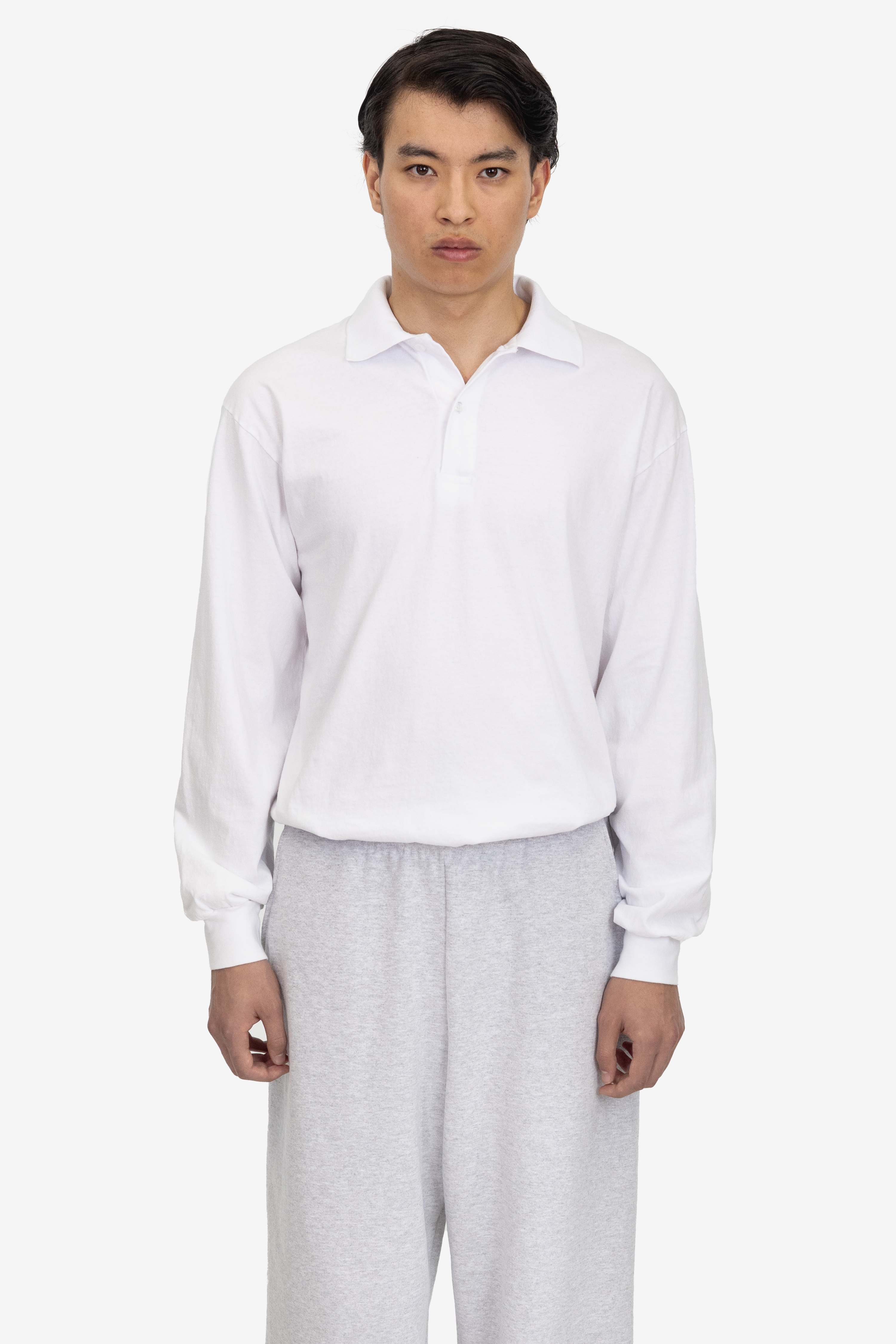 6.5 OZ LONG SLEEVE POLO T-SHIRT 15