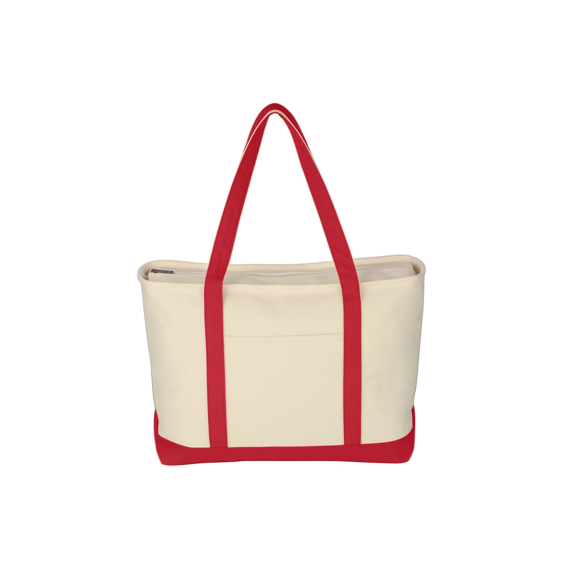 Large Cotton Canvas Boat Tote Bag, custom tote bag with logo imprint 7