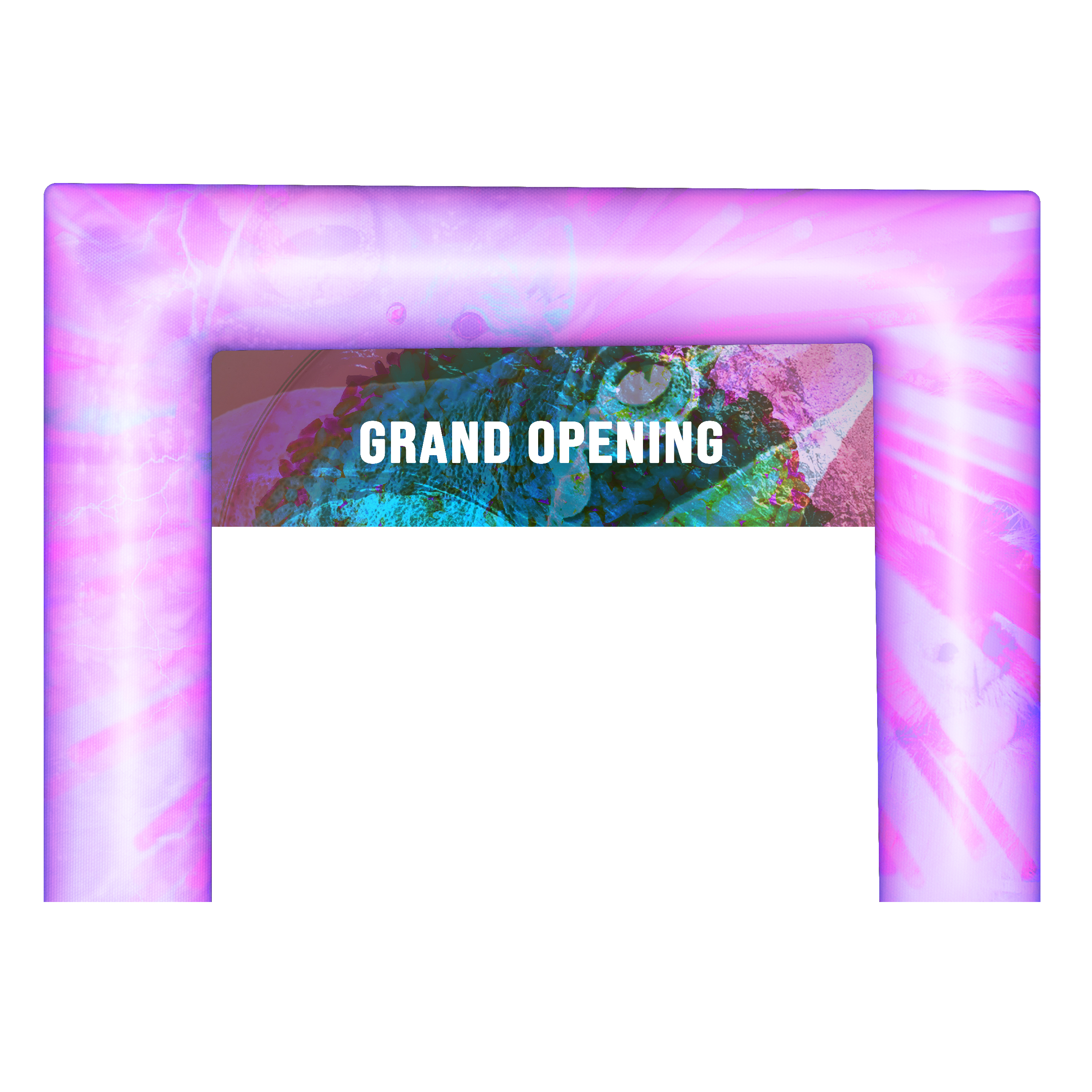 10' Cold Air Arch Square w/ Banner 1