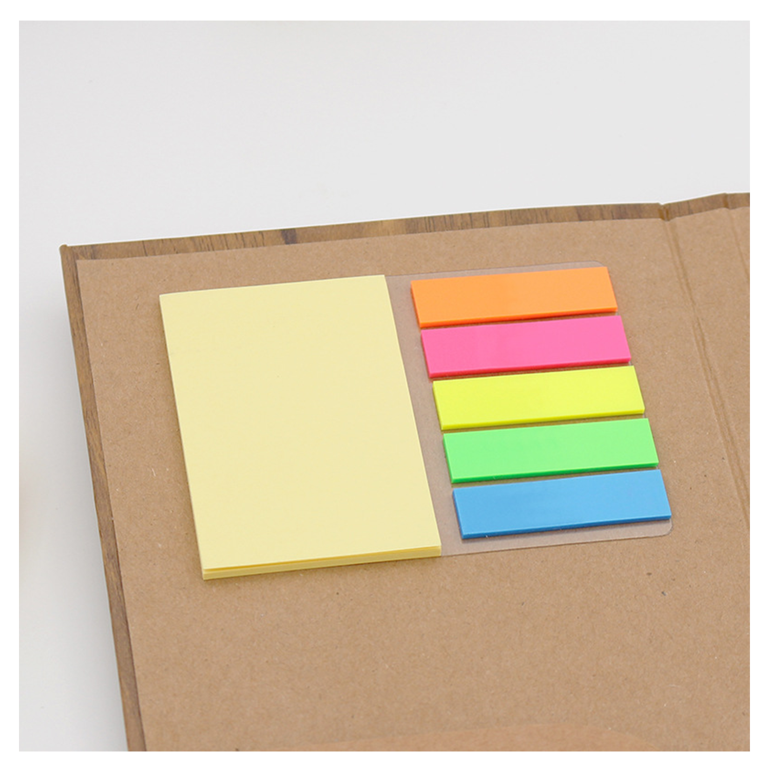 Tree Bark Notebook with Memo Pad Pencil and Clip 1