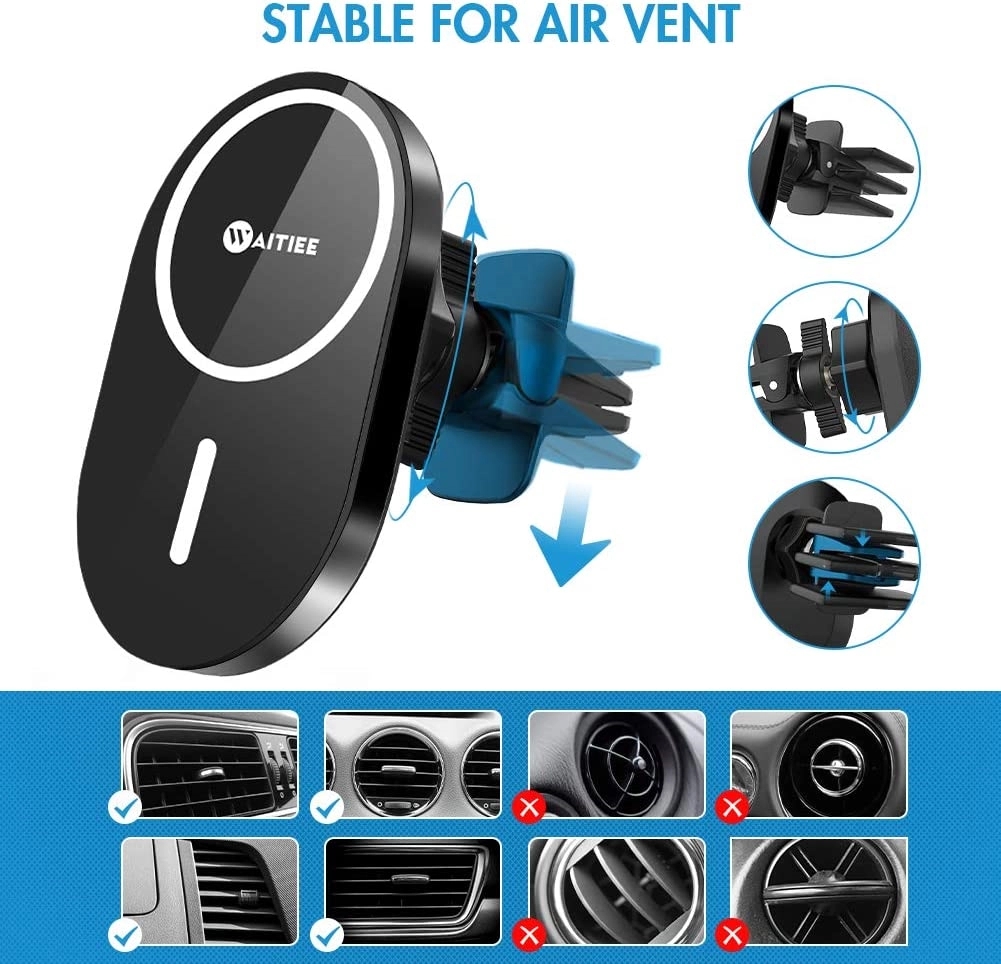 Magnetic Wireless Car Charger 13