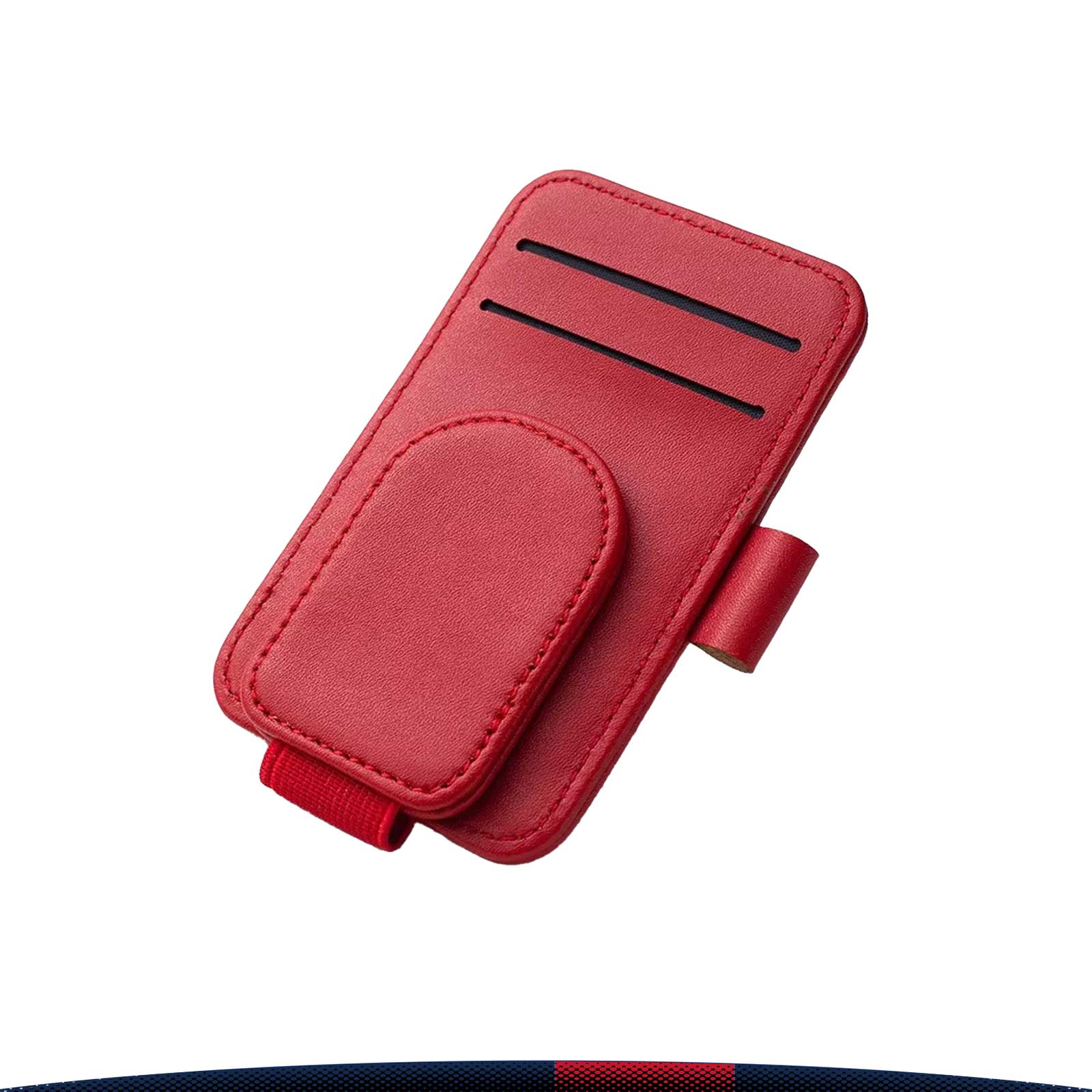 Andi PU Leather Car Eyeglasses Clip 4