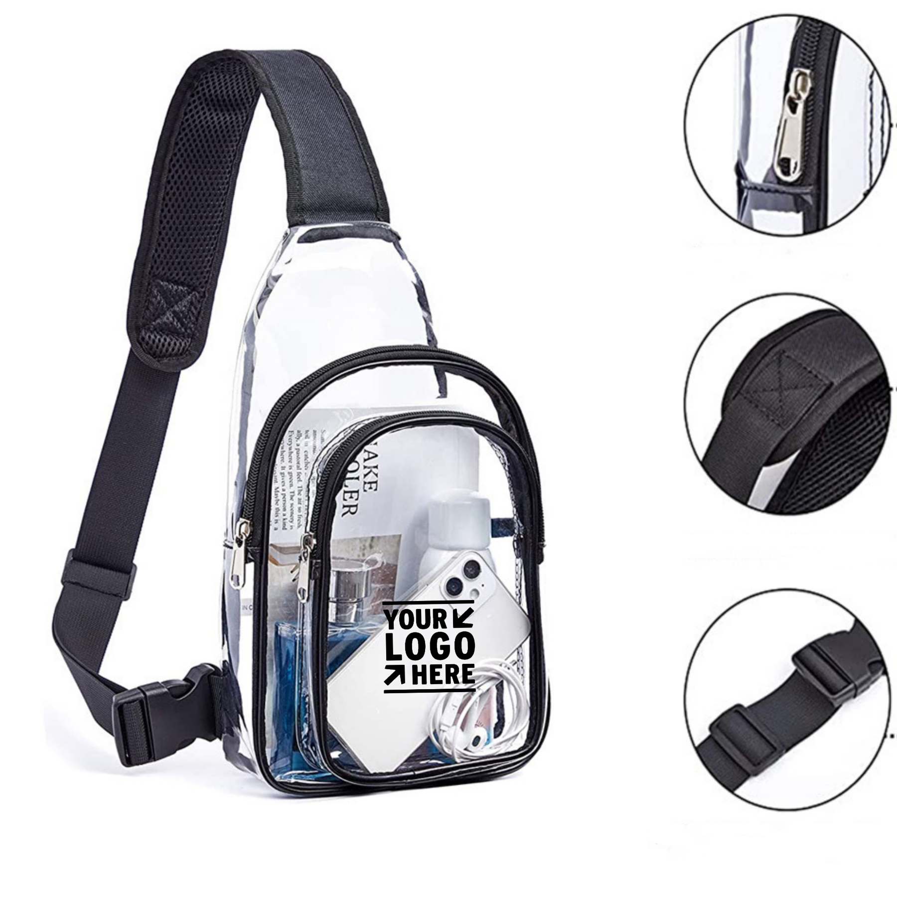 PVC Transparent Crossbody Bag 2